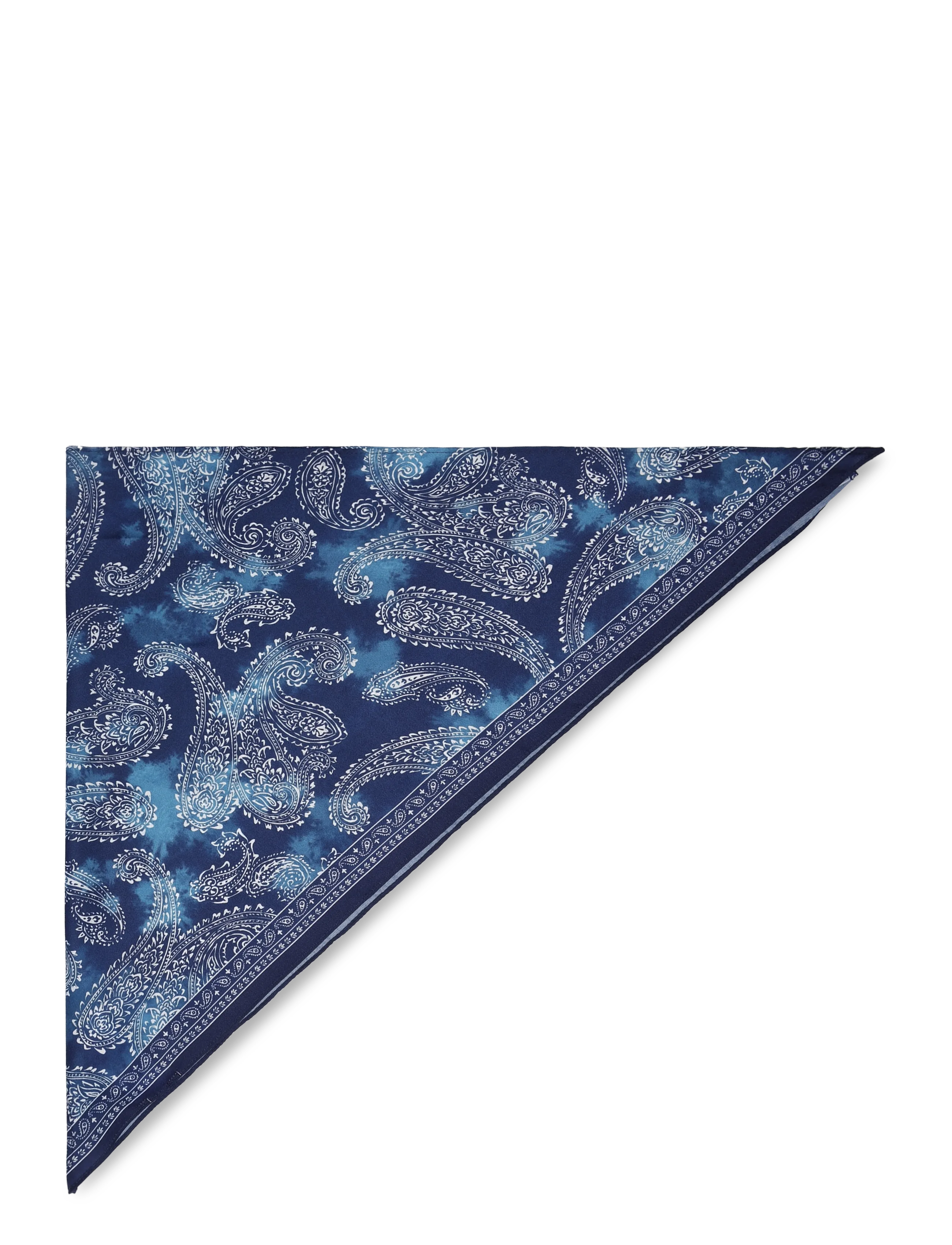 Mango Triangular Paisley Bandana, One Size, Navy, Tørklæder > Letvægtstørklæder, Dame