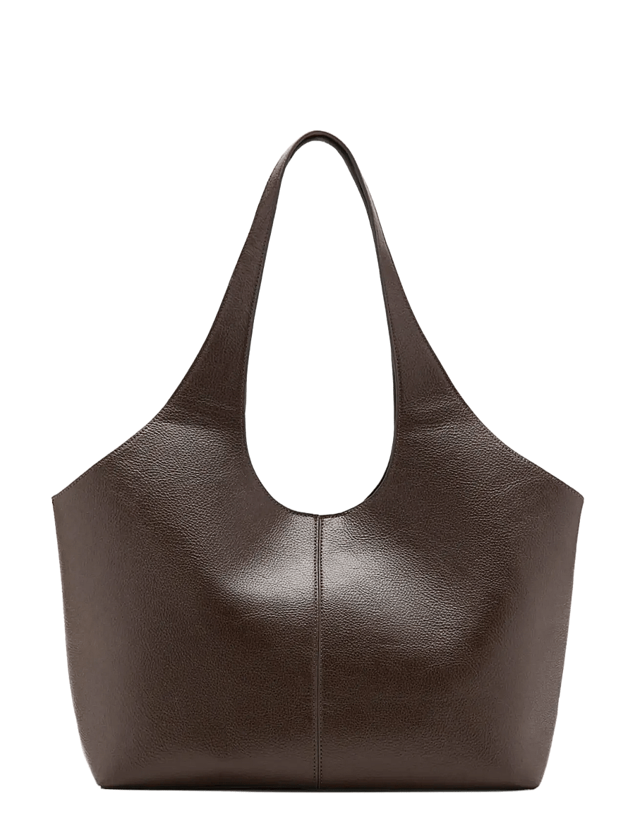 Mango - Large shopper bag - dark brown - 0