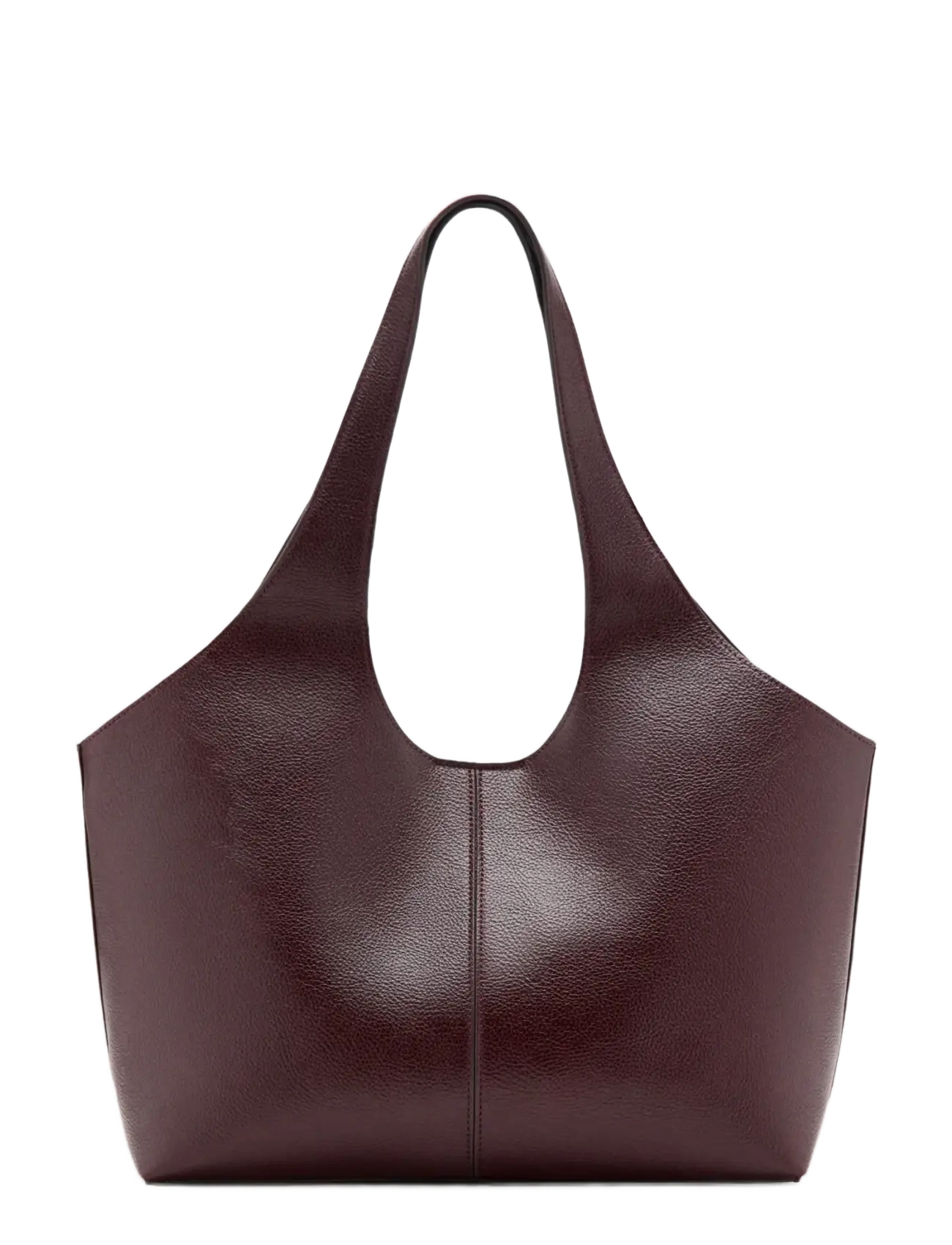 Mango Large Shopper Bag, One Size, Burgundy, Tasker > Shoppere, Dame