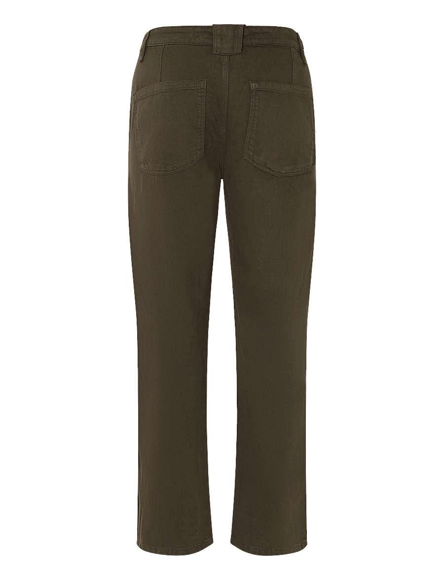 Mango - Relaxed fit jeans in a cotton-linen blend - loose jeans - brown - 2