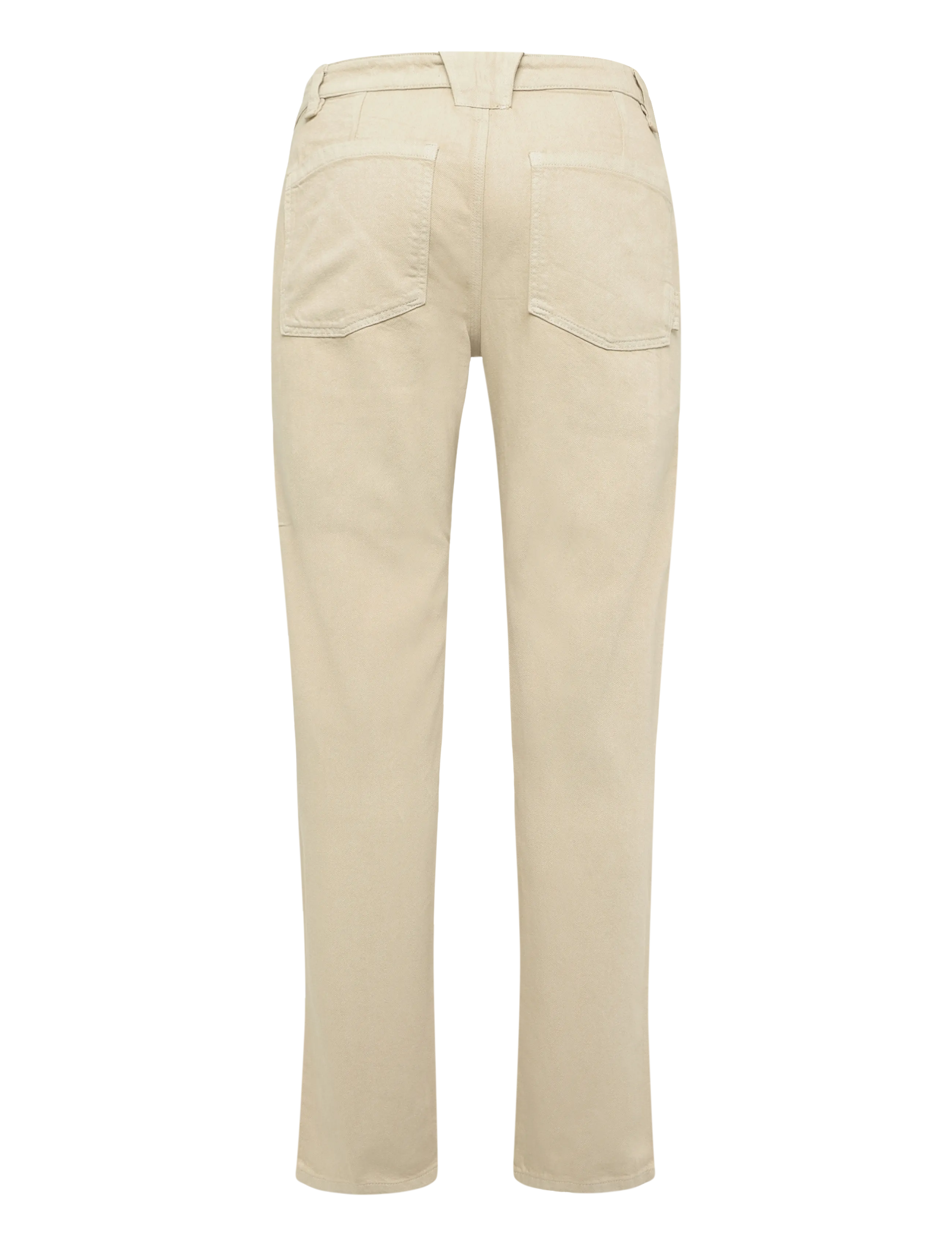 Mango - Relaxed fit jeans in a cotton-linen blend - loose jeans - light beige - 2