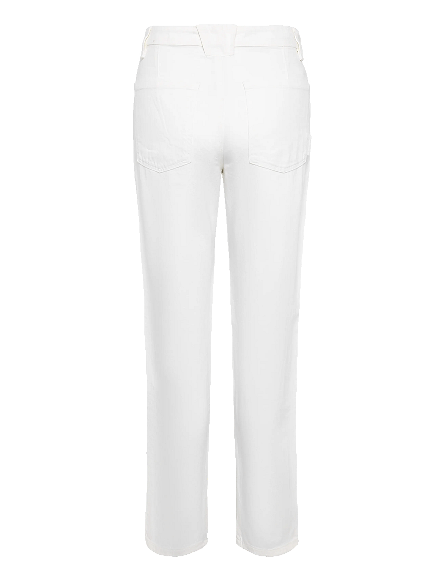 Mango - Relaxed fit jeans in a cotton-linen blend - loose jeans - natural white - 2