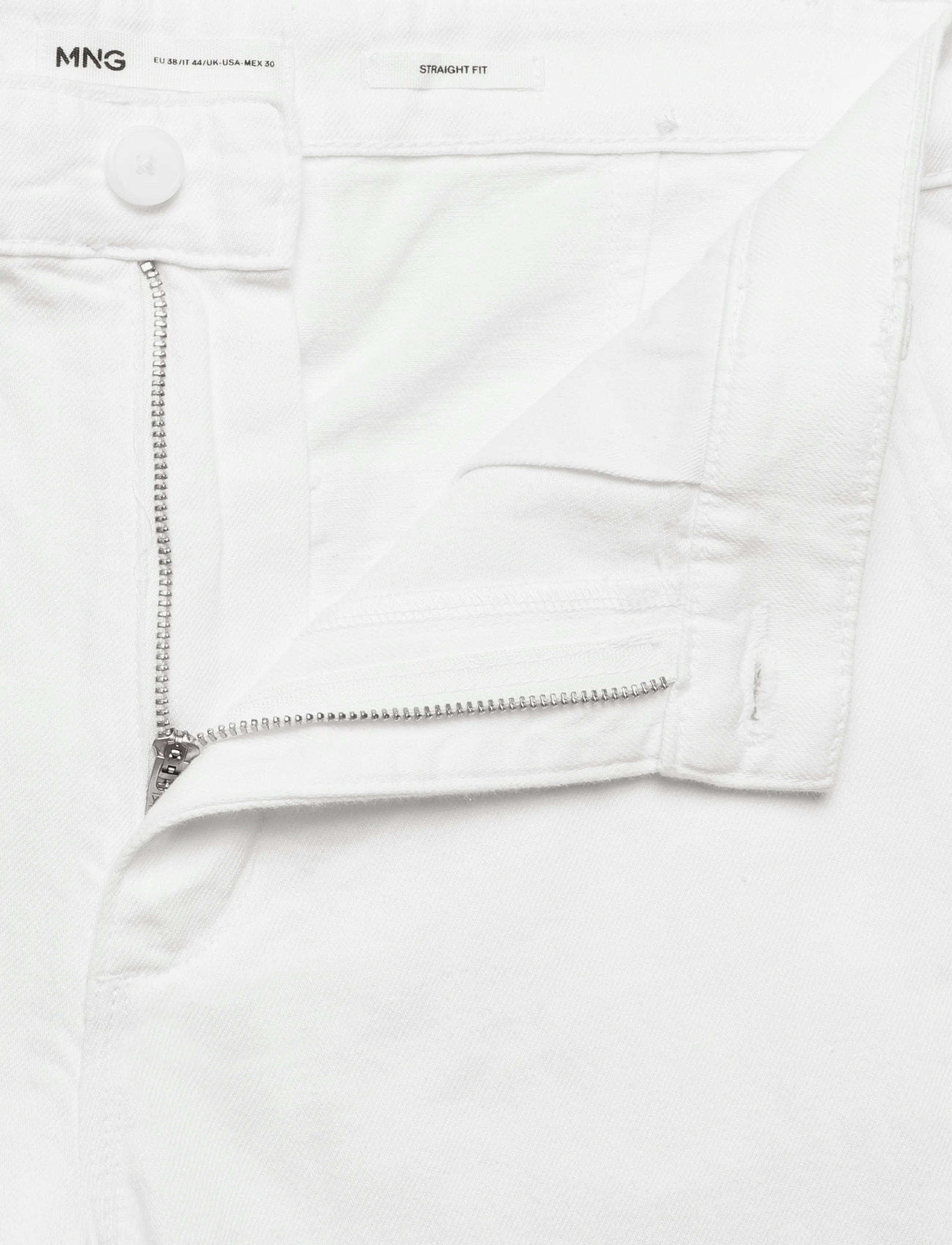 Mango - Relaxed fit jeans in a cotton-linen blend - loose jeans - natural white - 5