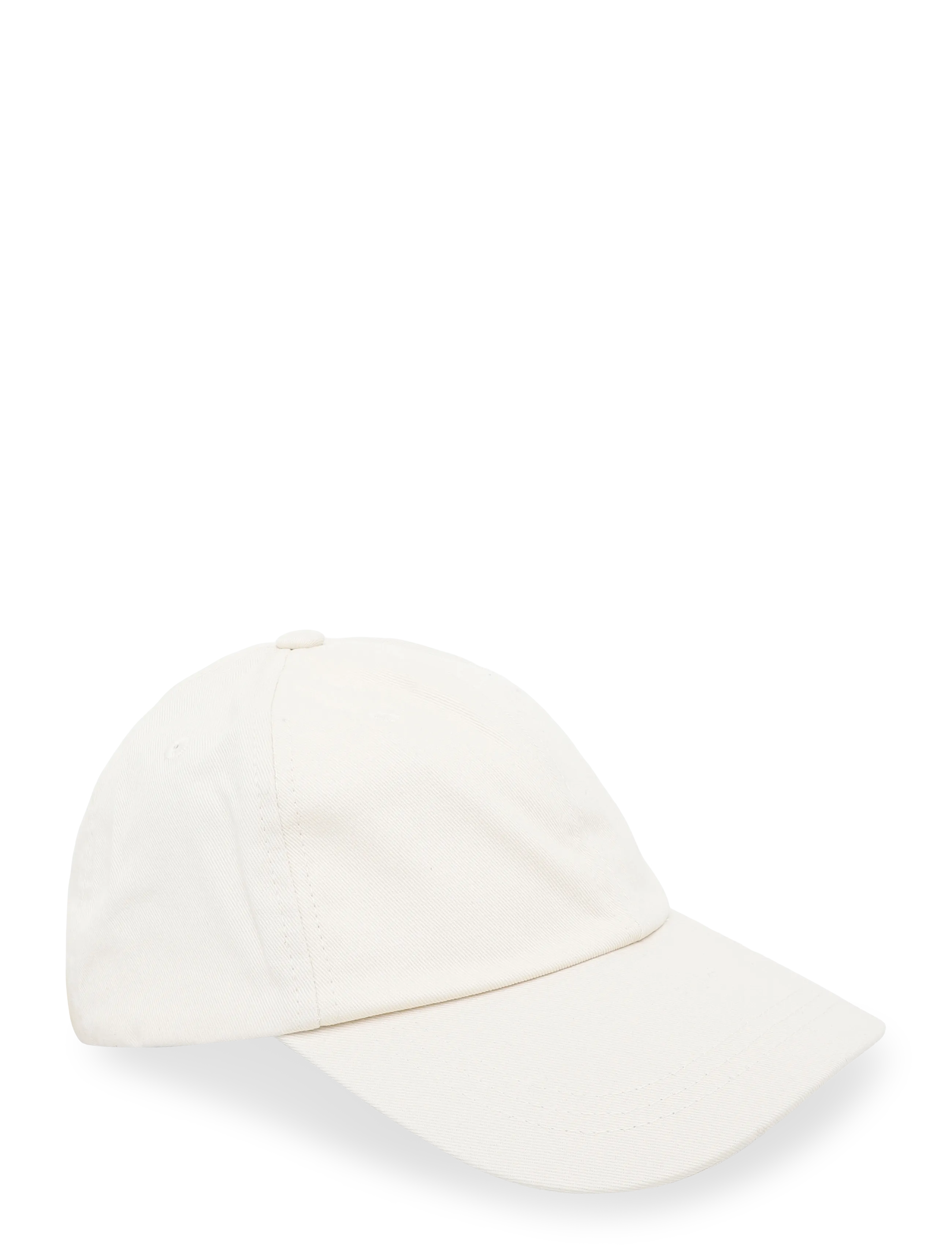 Mango Cotton visor cap - Kasketter - NATURAL WHITE / cream