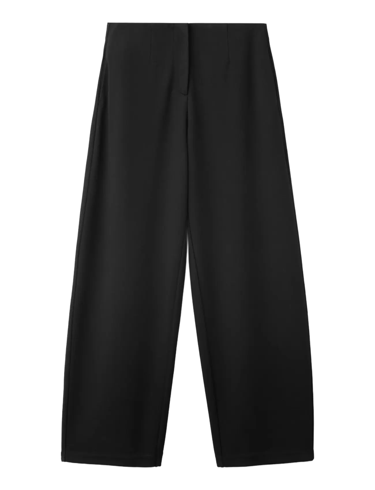 Mango - PANTALON MIRO - bukser med brede ben - black - 1