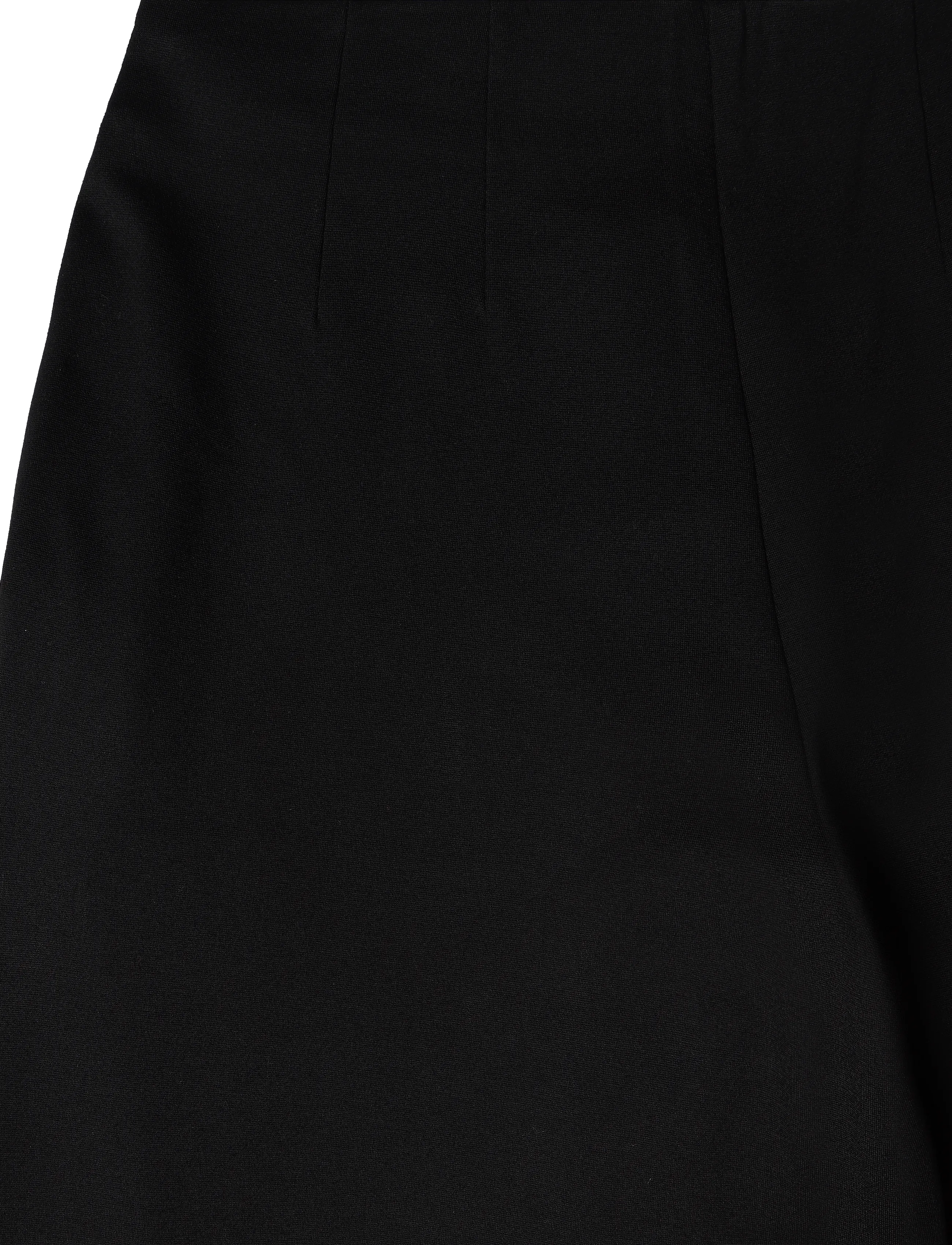 Mango - Straight mid-rise trousers - bukser med brede ben - black - 4