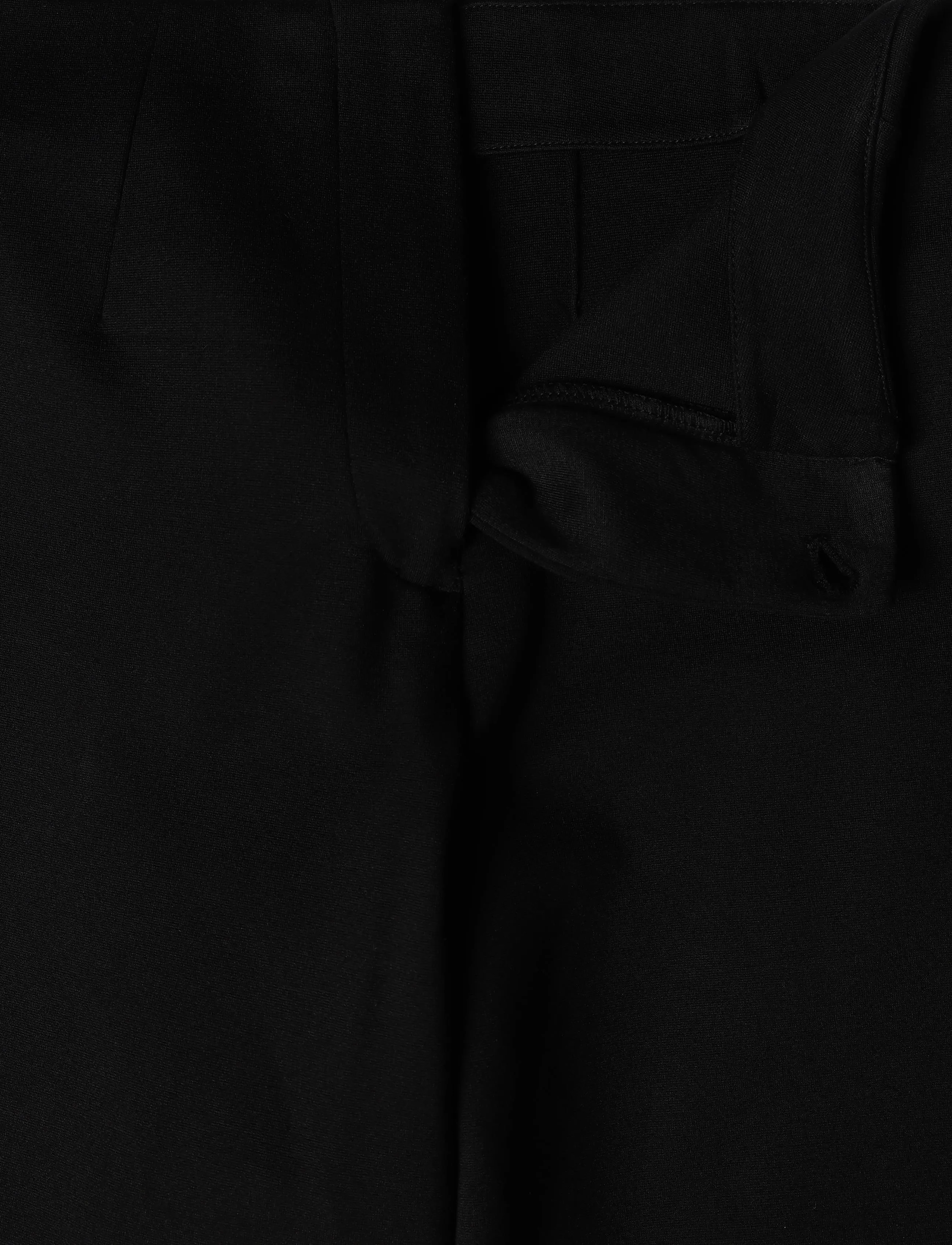 Mango - Straight mid-rise trousers - bukser med brede ben - black - 5