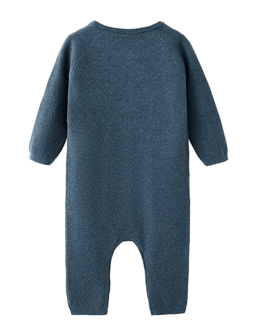 Mango - Buttoned long jumpsuit - buksedragter - dark blue - 1