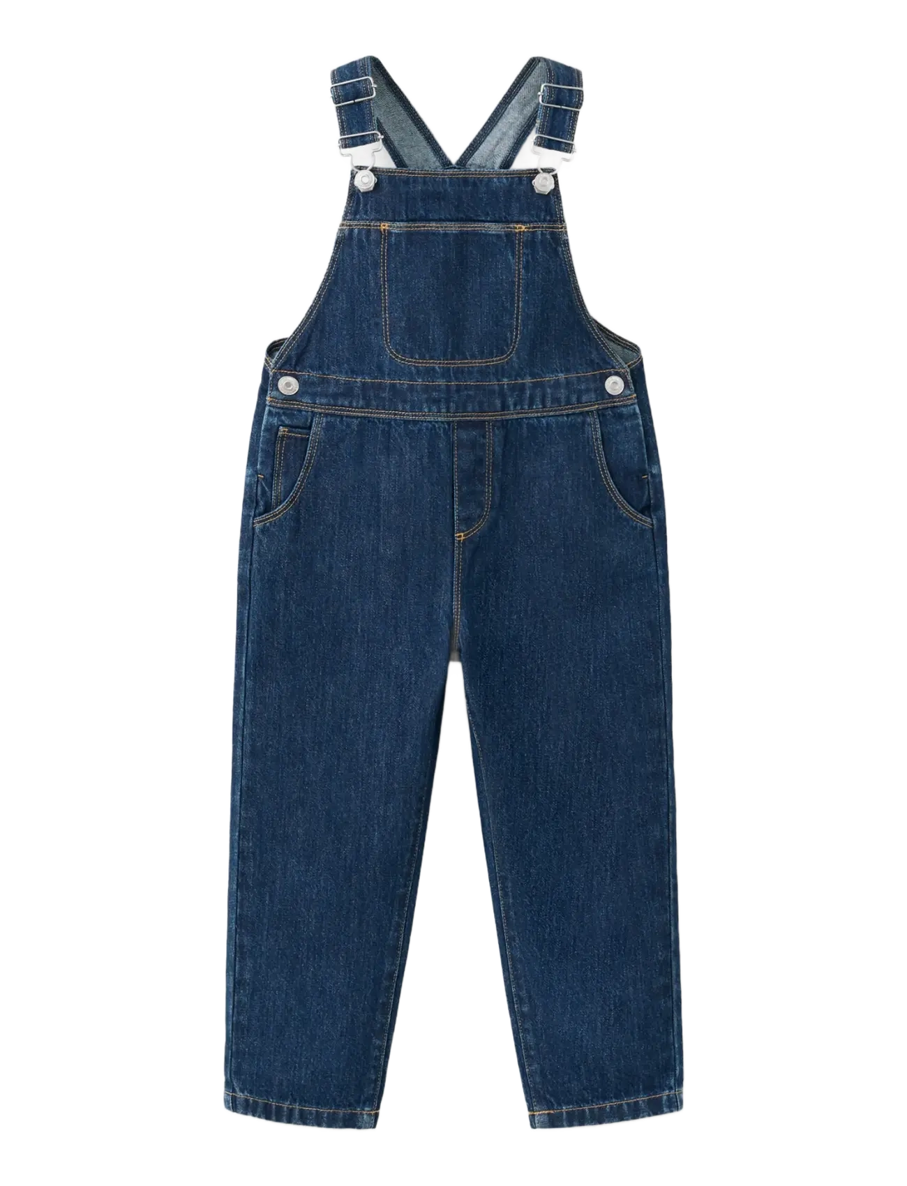 Mango Long denim jumpsuit - Tøj - OPEN BLUE / blue