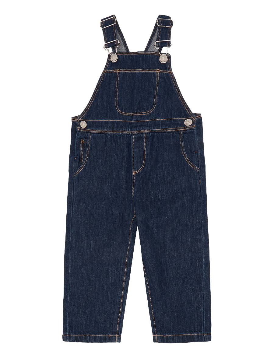 Mango - Long denim jumpsuit - byxdress - open blue - 0