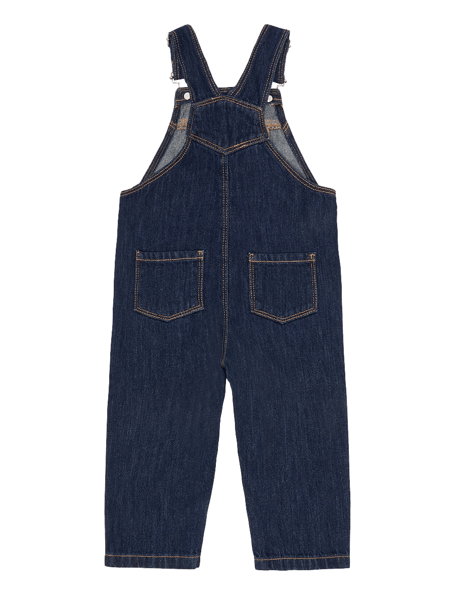 Mango - Long denim jumpsuit - byxdress - open blue - 1