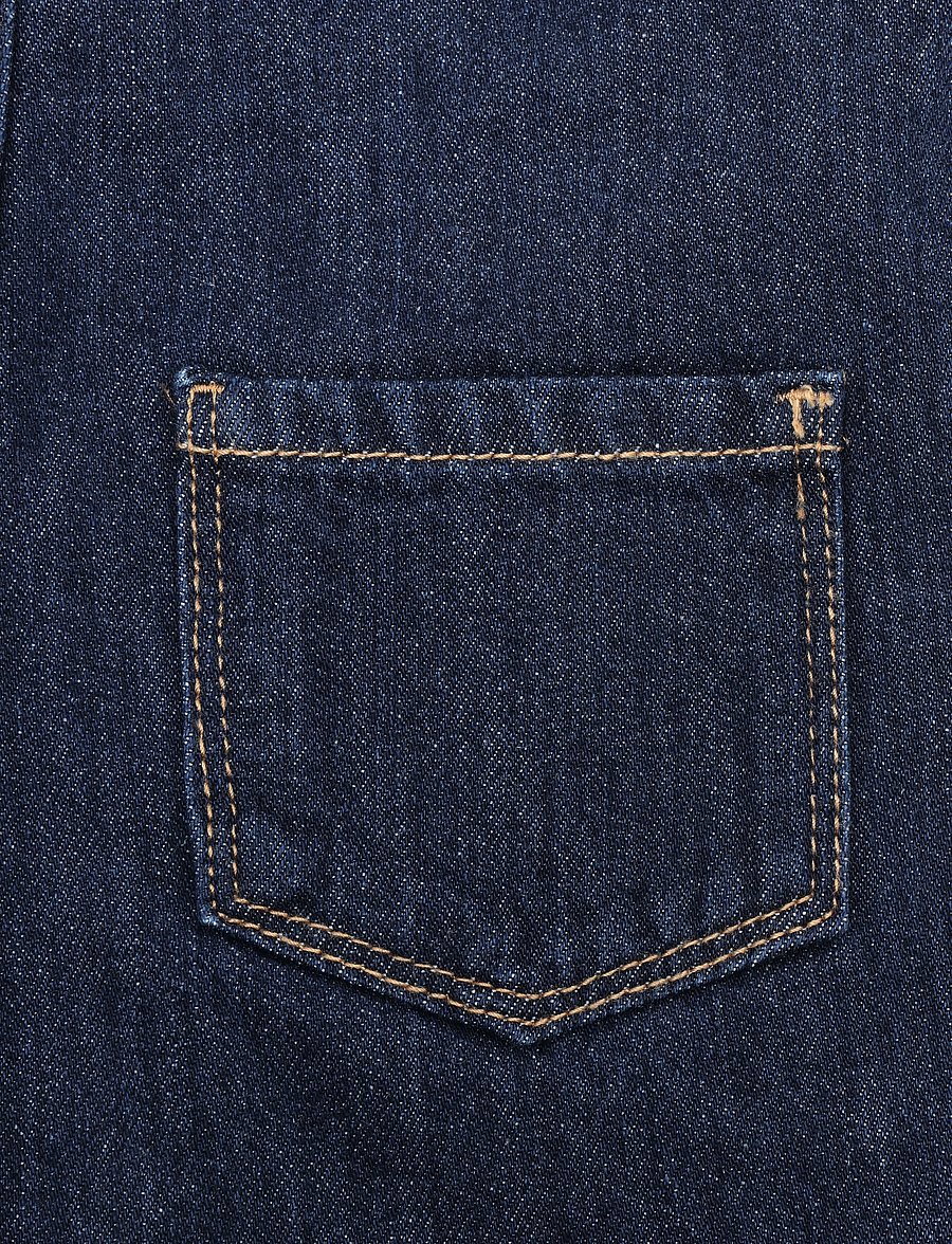 Mango - Long denim jumpsuit - byxdress - open blue - 4