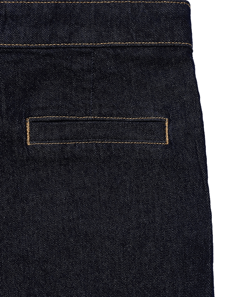 Mango - Wide-leg jeans with side buttons - vida jeans - open blue - 5