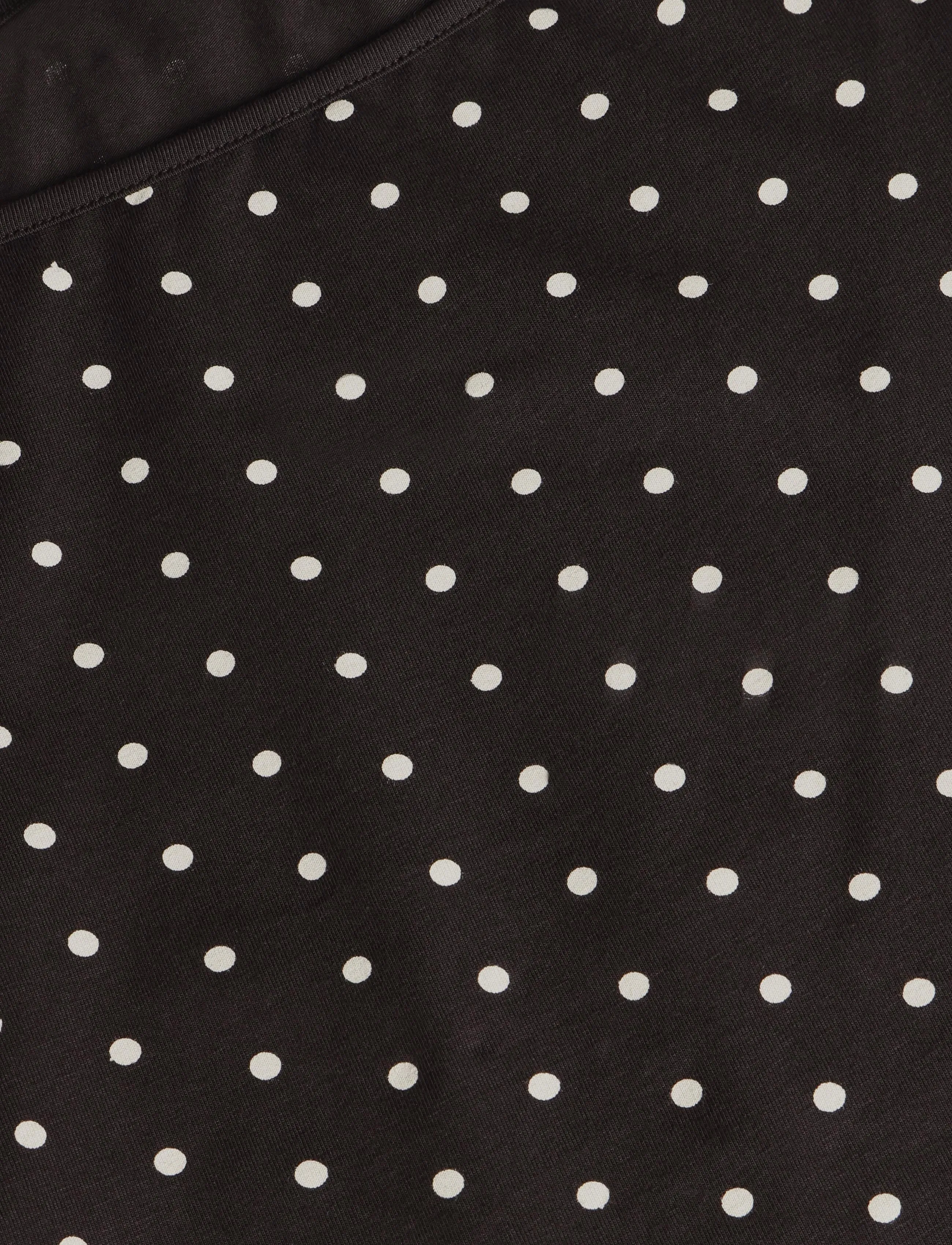 Mango - Fitted polka dot top - tanktops - brown - 4