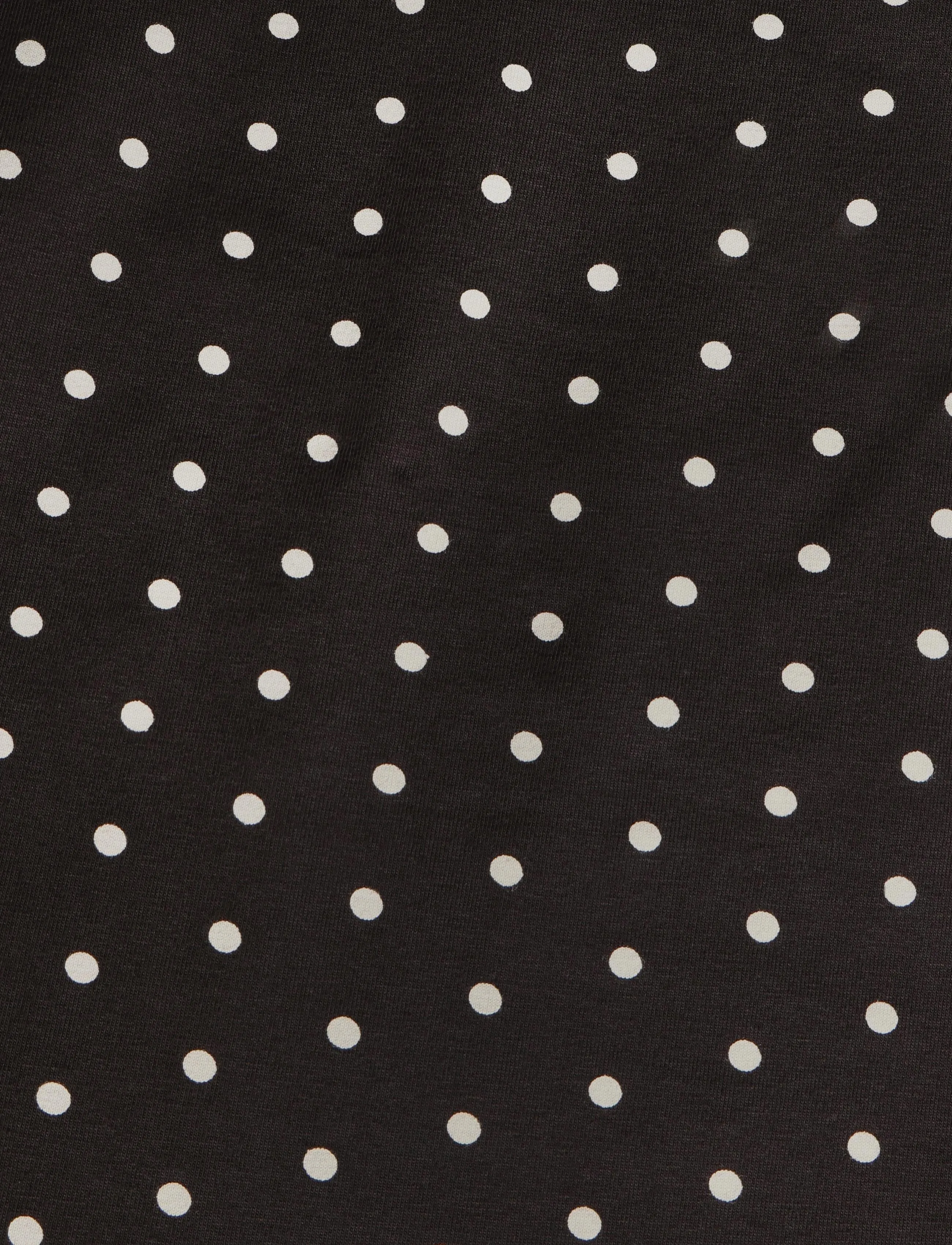 Mango - Fitted polka dot top - tanktops - brown - 5