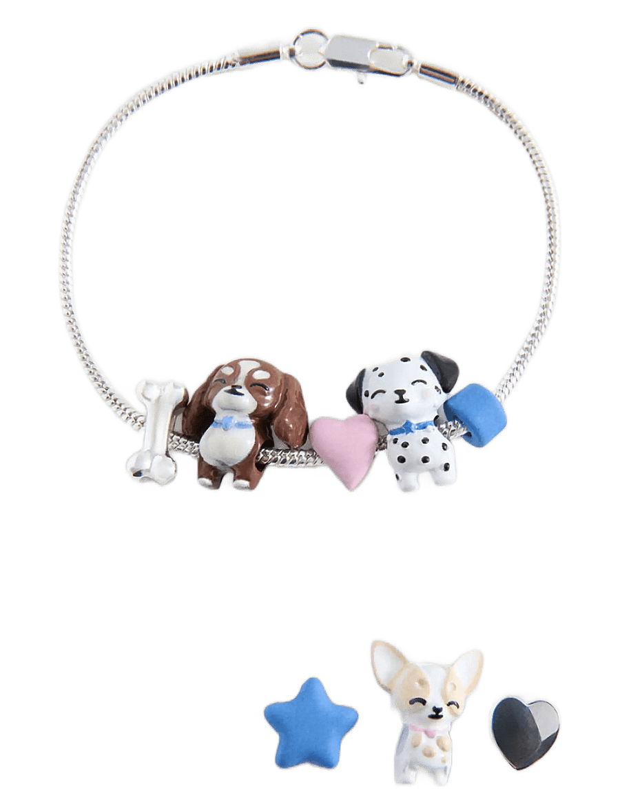 Mango - Interchangeable charms bracelet - armbånd - silver - 0