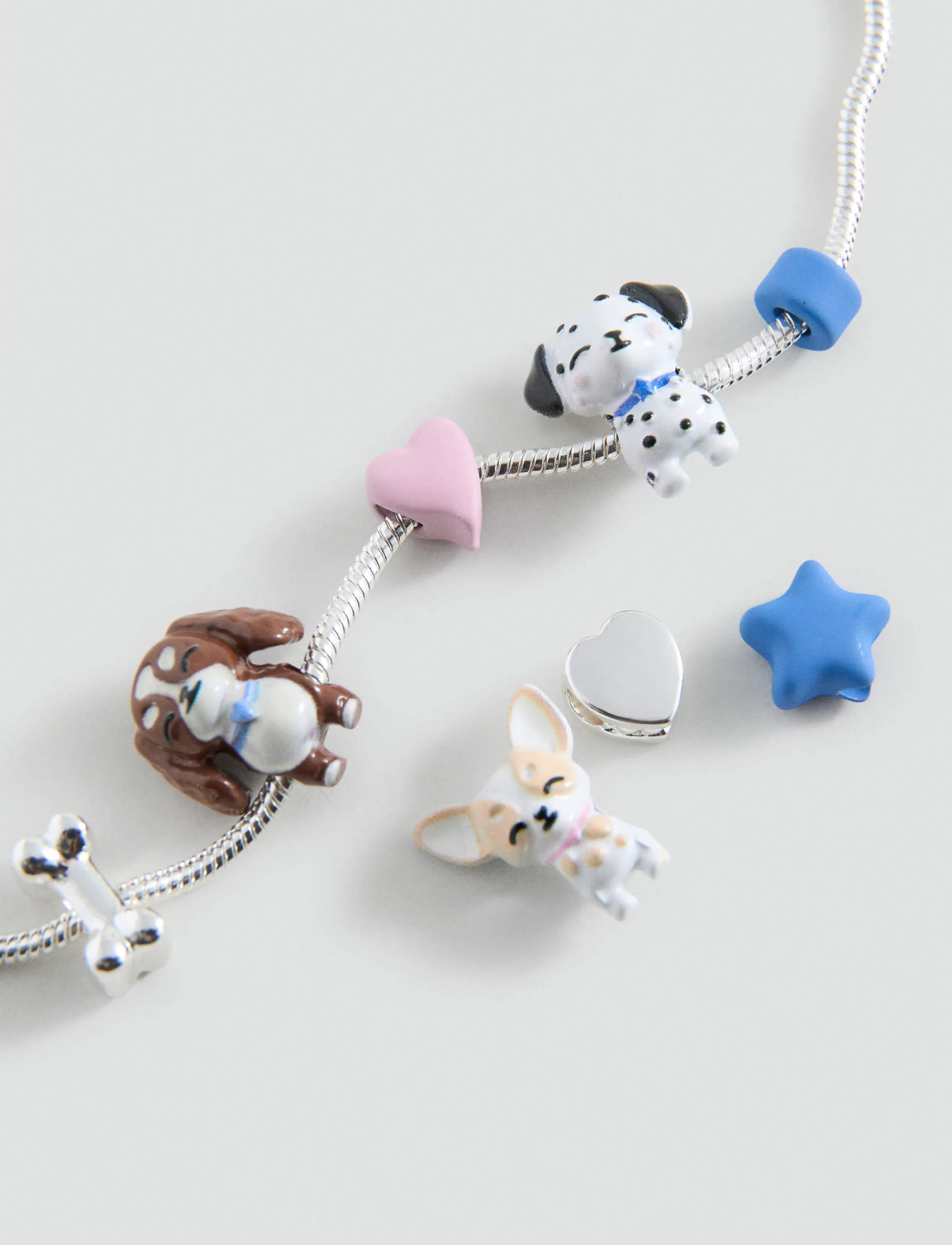 Mango - Interchangeable charms bracelet - armbånd - silver - 1