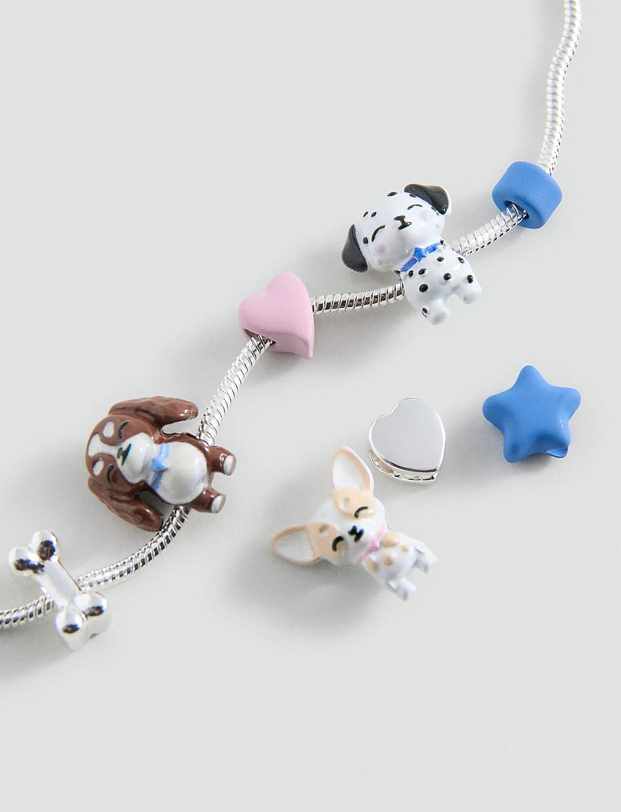 Mango - Interchangeable charms bracelet - armbånd - silver - 1