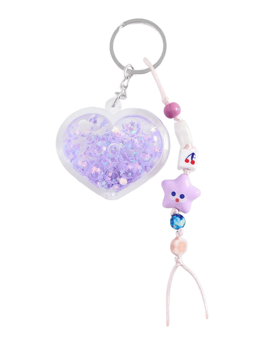 Mango - Multi-charms keyring - nyckelringar - lt-pastel purple - 0