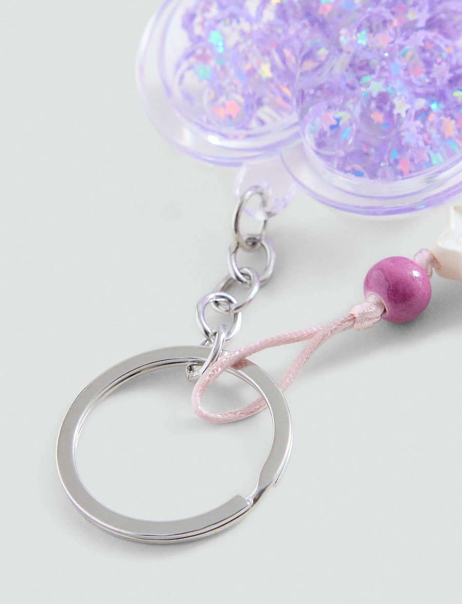 Mango - Multi-charms keyring - nyckelringar - lt-pastel purple - 1