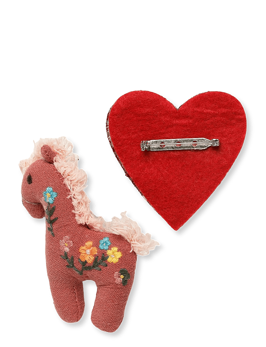 Mango - Pack of 2 combined brooches - hängen & berlocker - dark red - 1