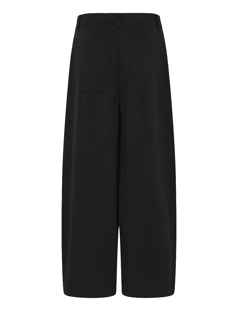 Mango - Mid-rise balloon trousers - culottes - black - 2