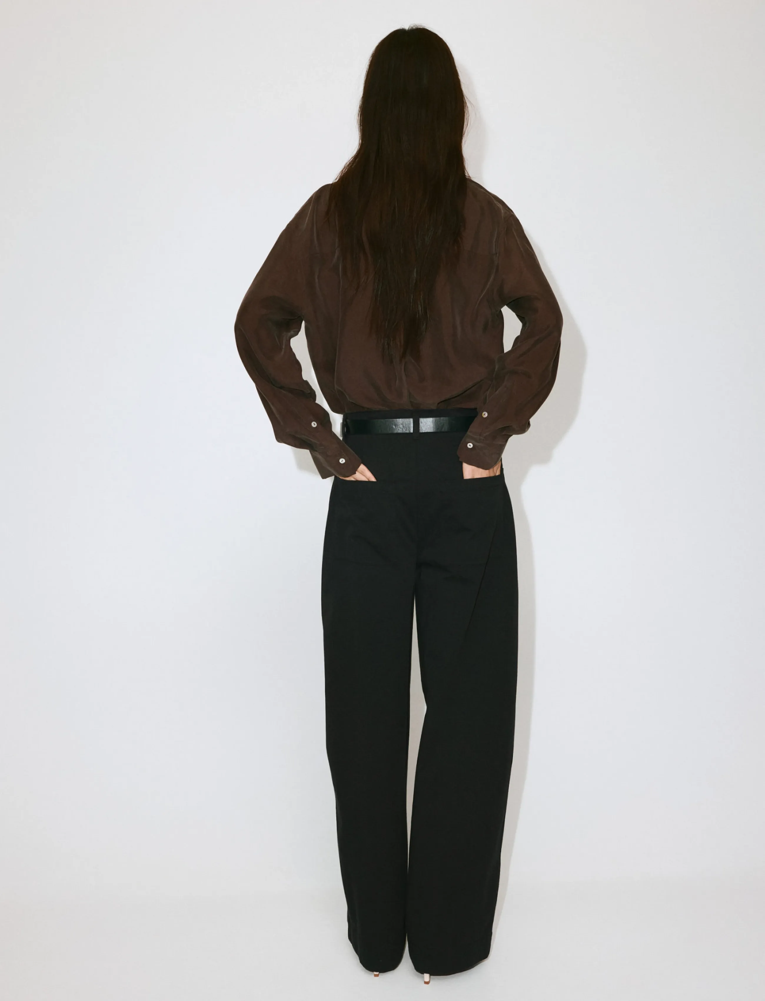 MANGO Mid-Rise Balloon Trousers kostymbyxor dam – bild 2
