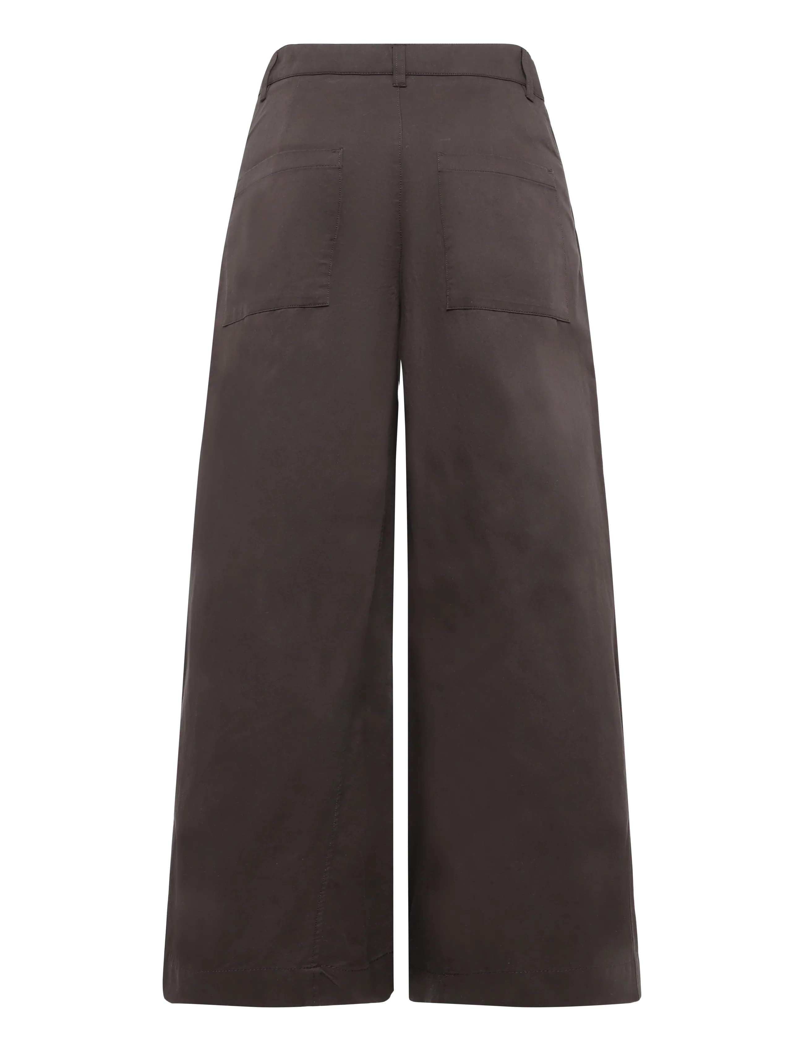 Mango - Mid-rise balloon trousers - culottes - dark brown - 2