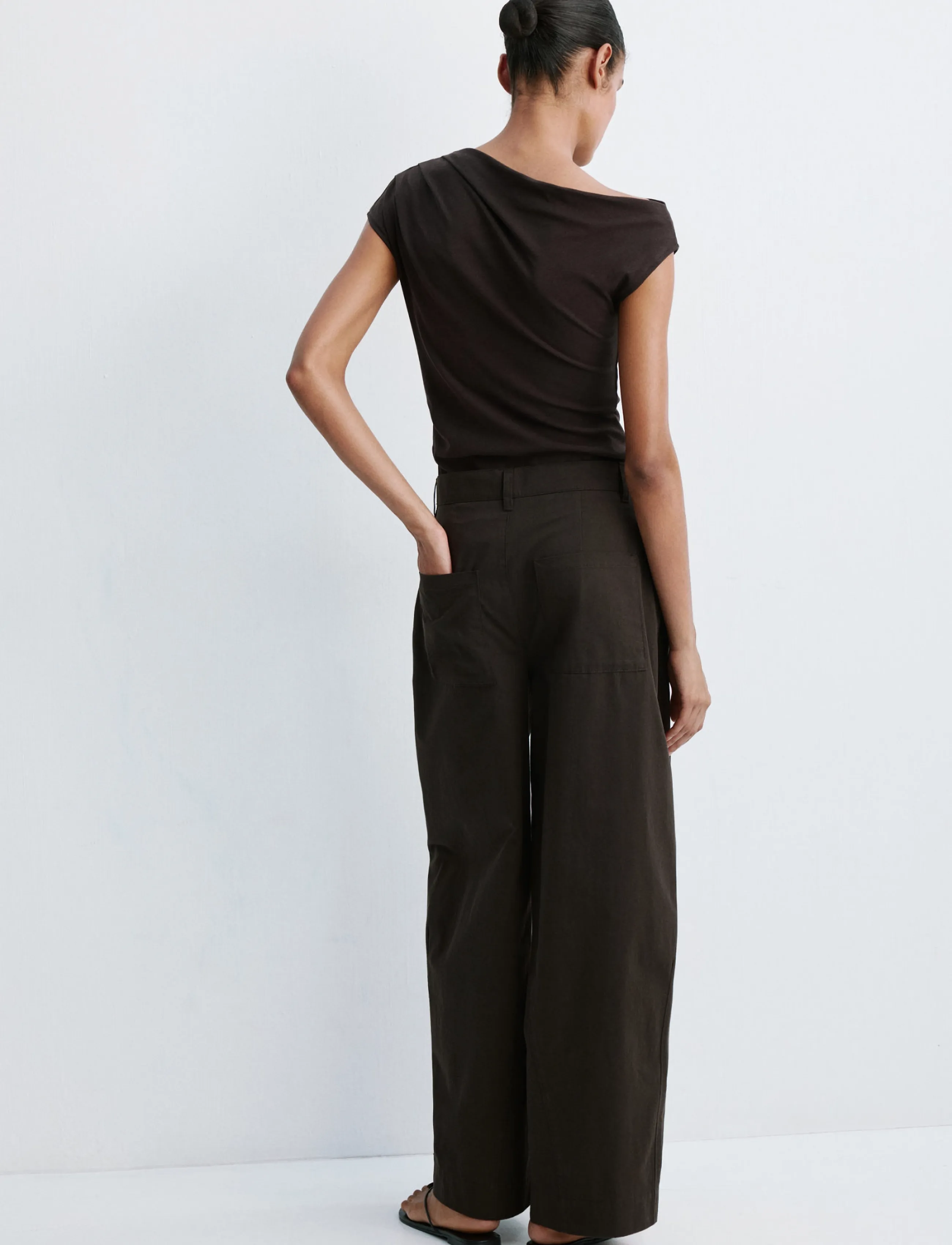 MANGO Mid-Rise Balloon Trousers kostymbyxor dam – bild 2