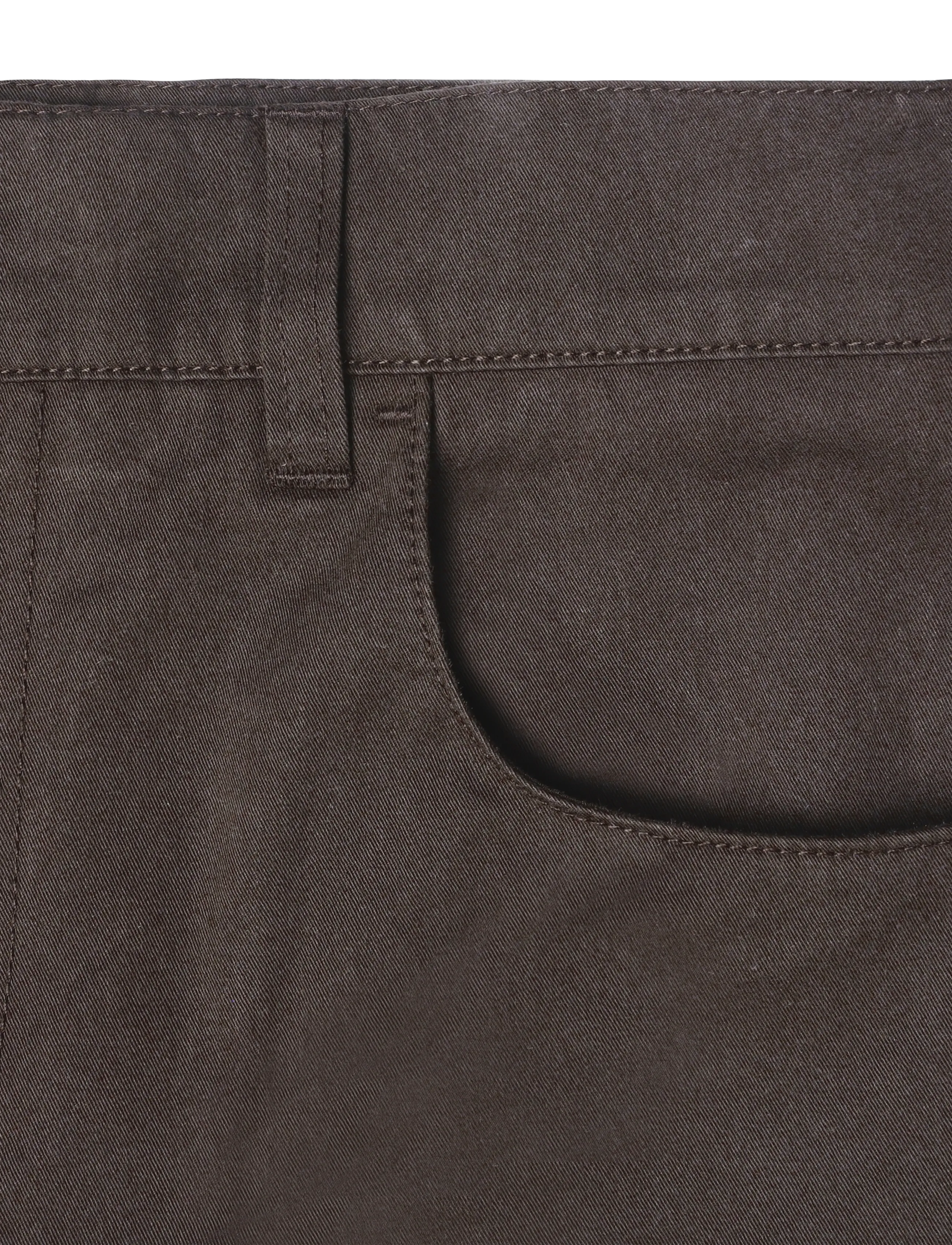 Mango - Mid-rise balloon trousers - culottes - dark brown - 4