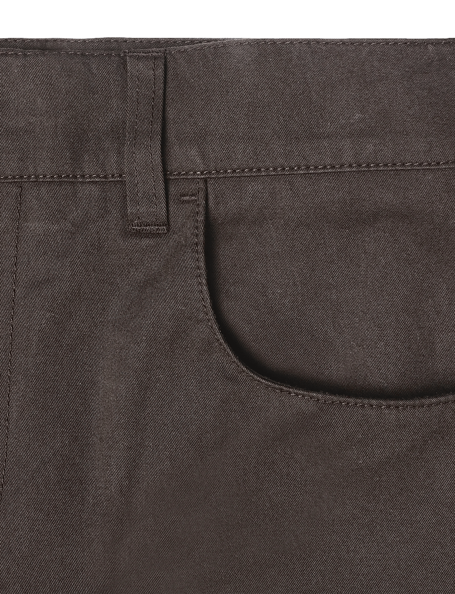 Mango - Mid-rise balloon trousers - culottes - dark brown - 4