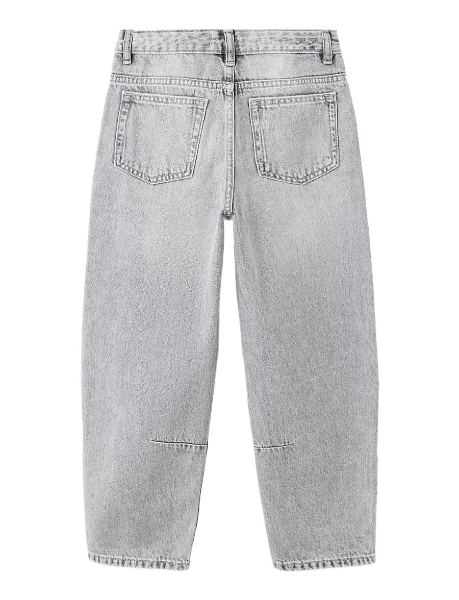 Mango - Balloon jeans - tapered jeans - open grey - 1