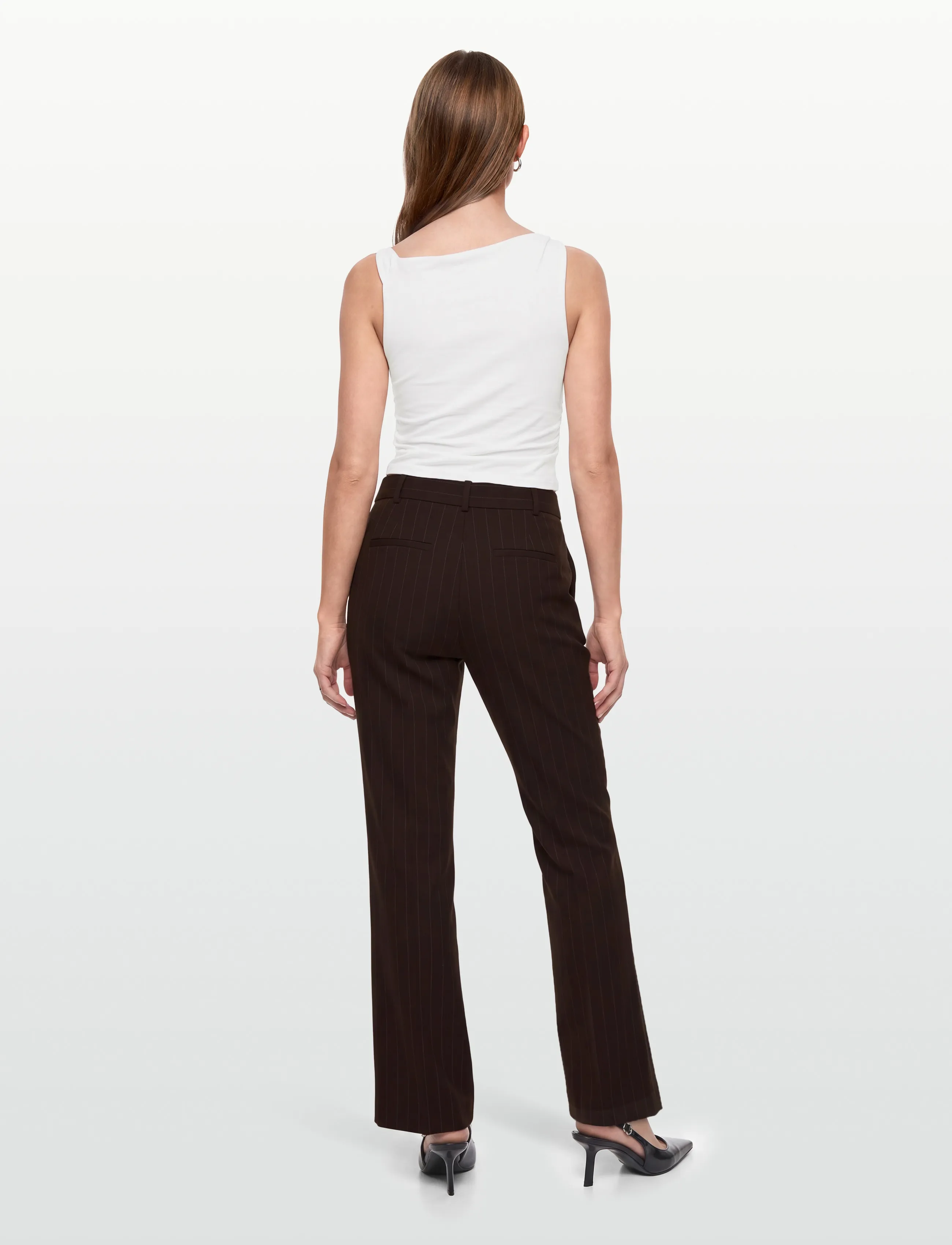 MANGO Straight-Fit Suit Trousers chinos dam – bild 3