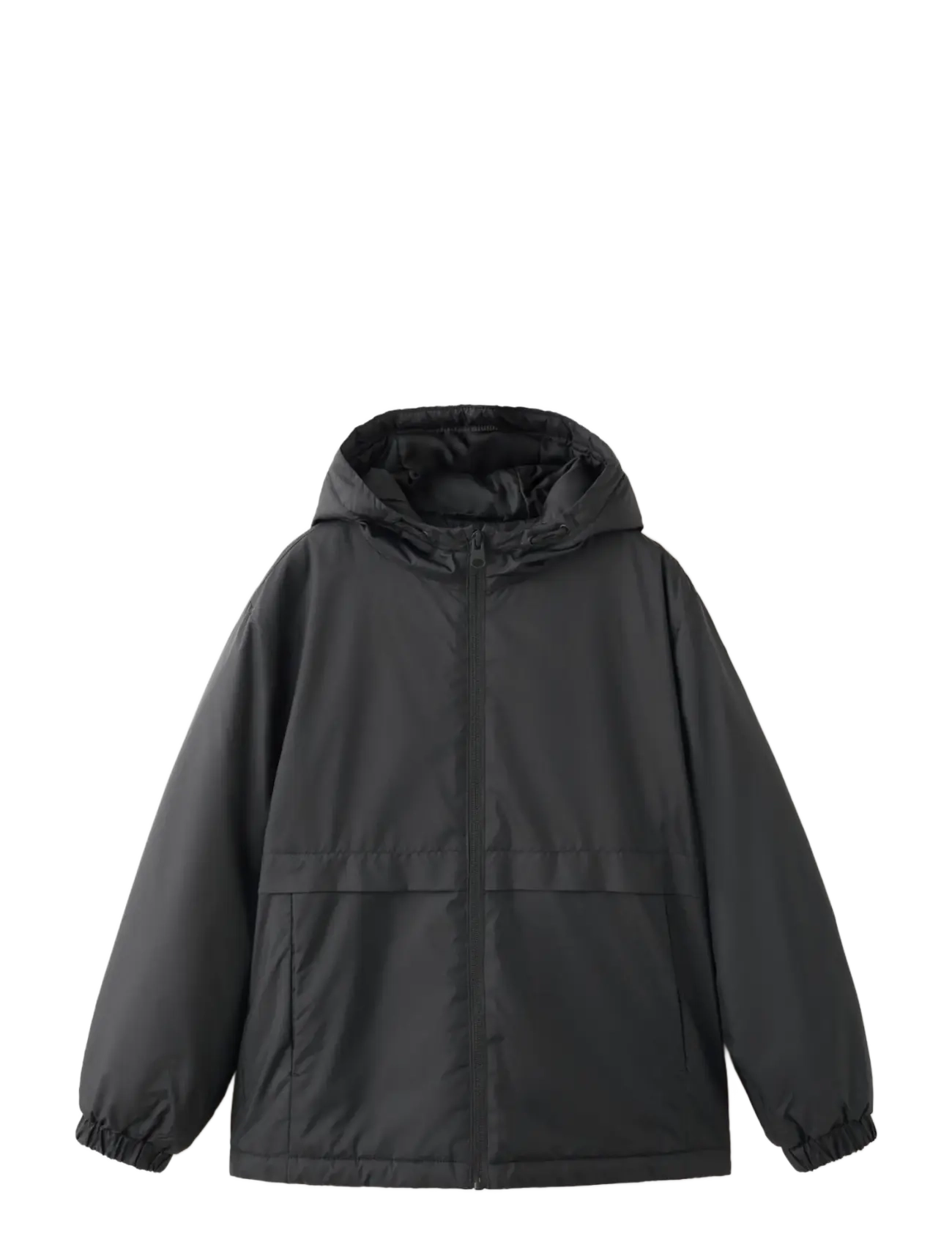 Mango Hood Puffer Coat, 9, Black, Jakker Og Frakker > Puffer Og Vatterede, Børn