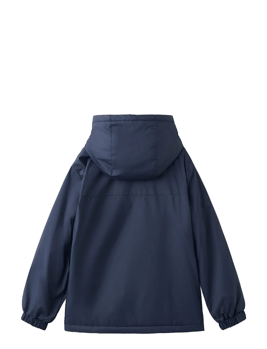 Mango - Hood puffer coat - tikkitakit - navy - 1
