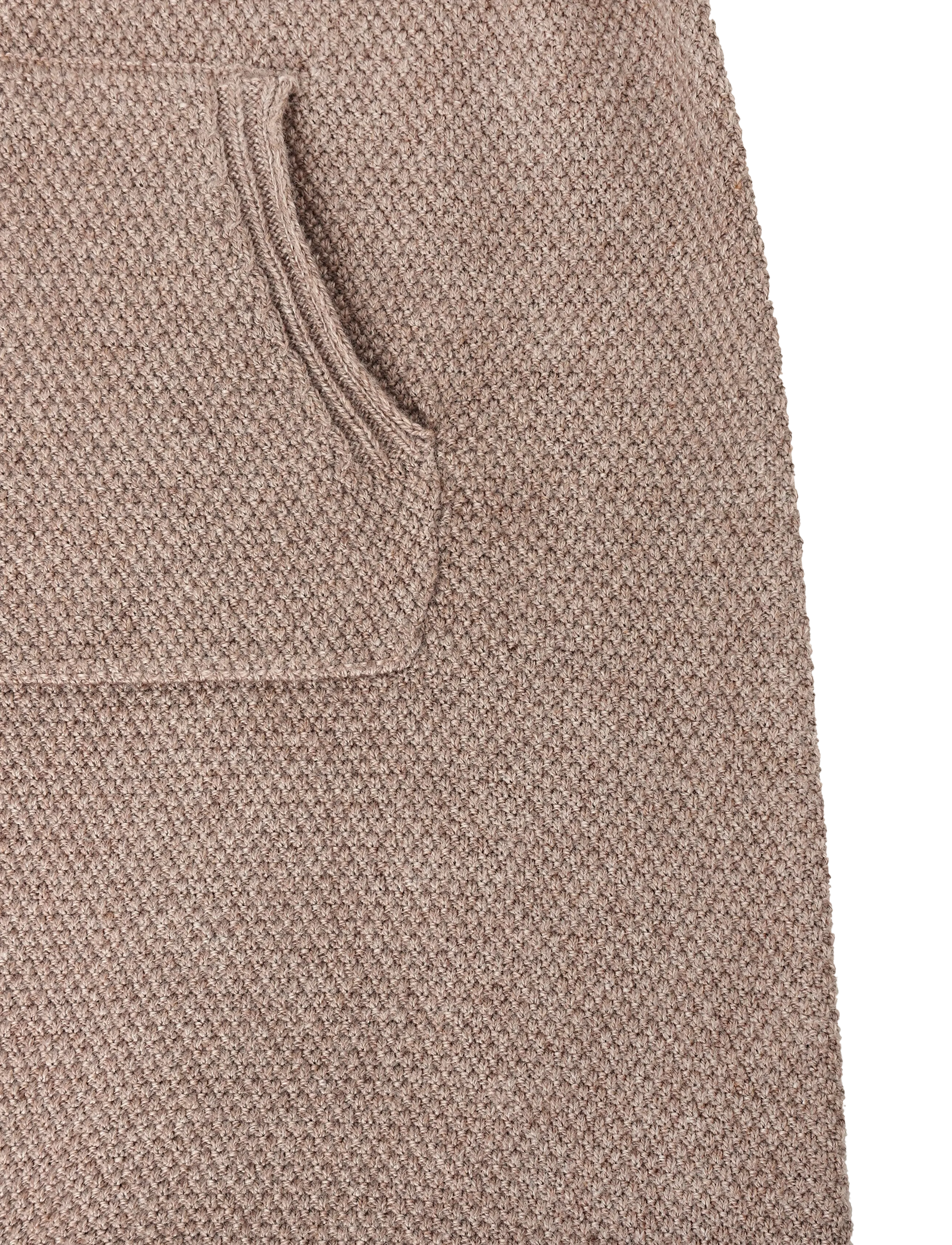 Mango - Long knitted dungarees - byxdress - medium brown - 4