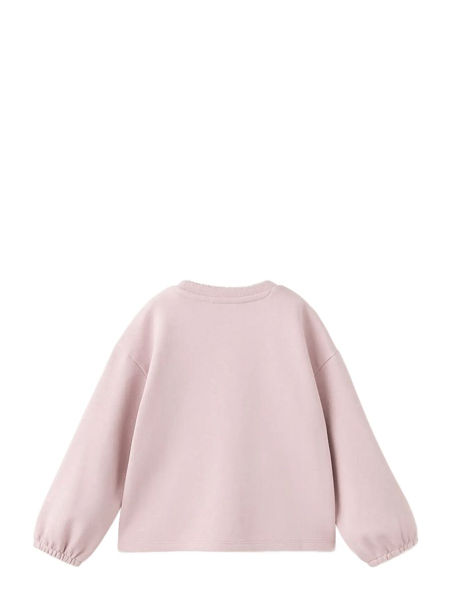 Mango - Cotton sweatshirt with pockets - sweatshirts - pink - 1