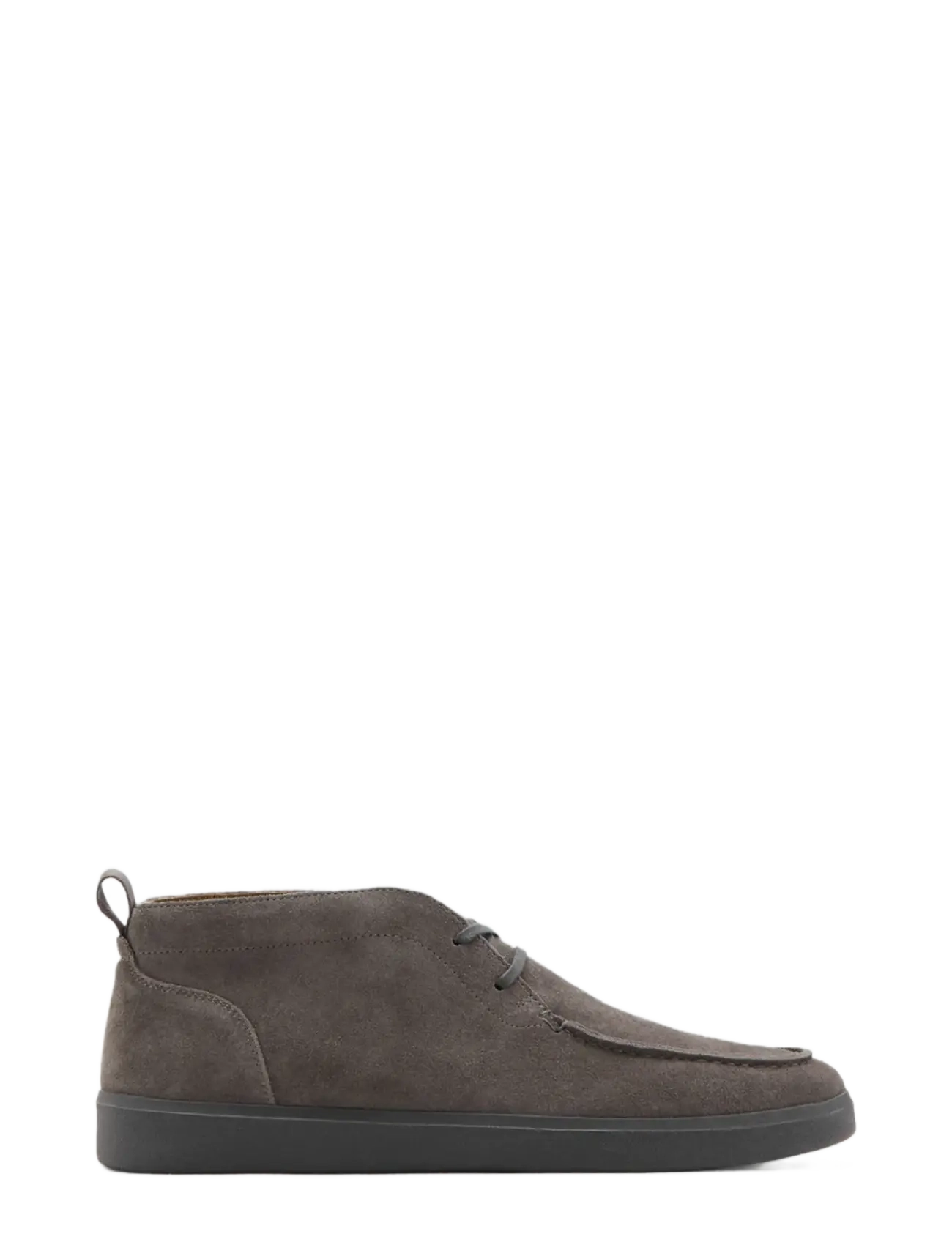 Mango Suede leather ankle boots - Looks for less - GREY / grey