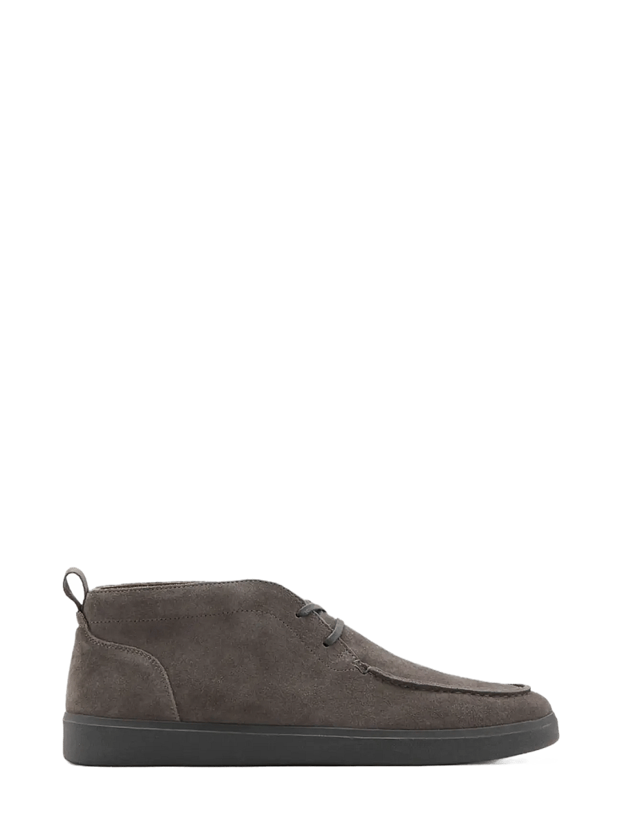 Mango - Suede leather ankle boots - chukka boots - grey - 0