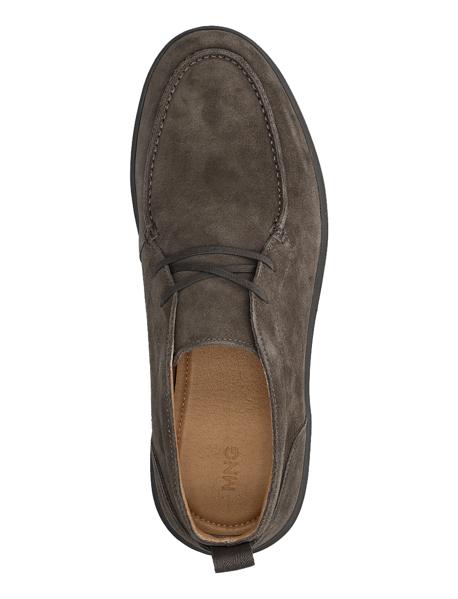 Mango - Suede leather ankle boots - chukka boots - grey - 3