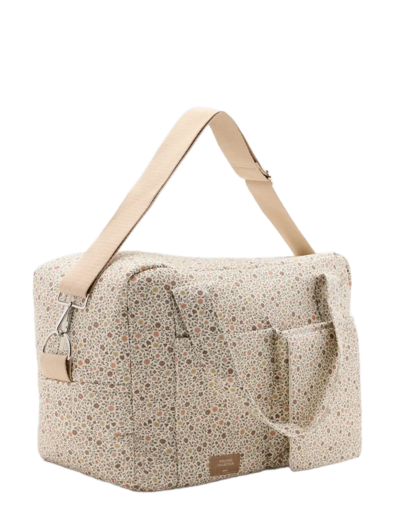 Mango - Floral print maternity bag - natural white - 1