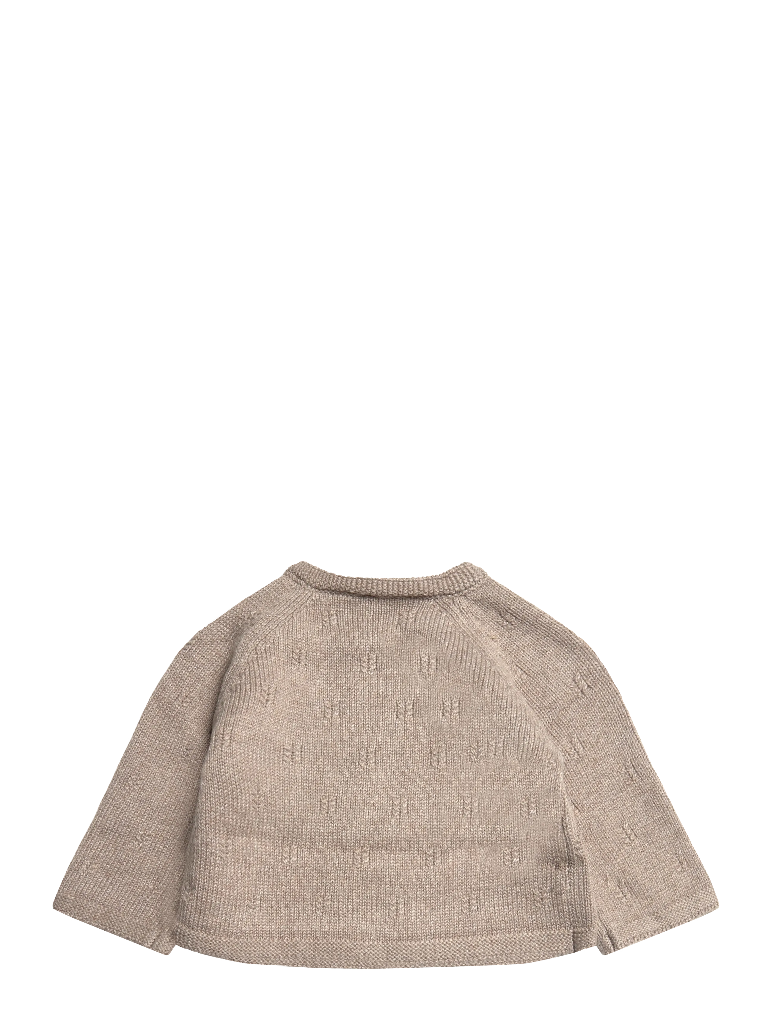 Mango - Buttoned knit sweater - trøjer - medium brown - 1