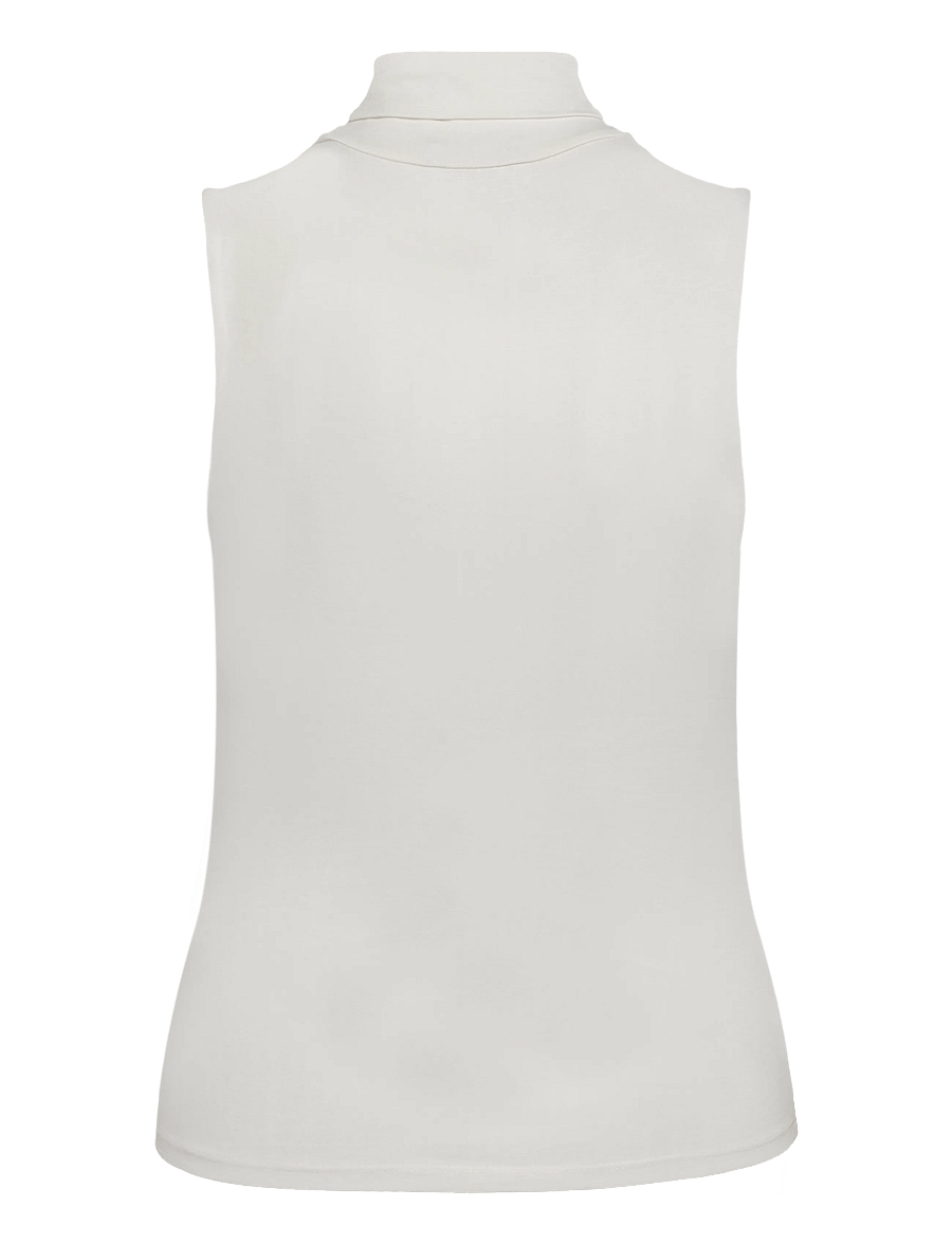 Mango - Sleeveless turtleneck top - polotröjor - natural white - 2