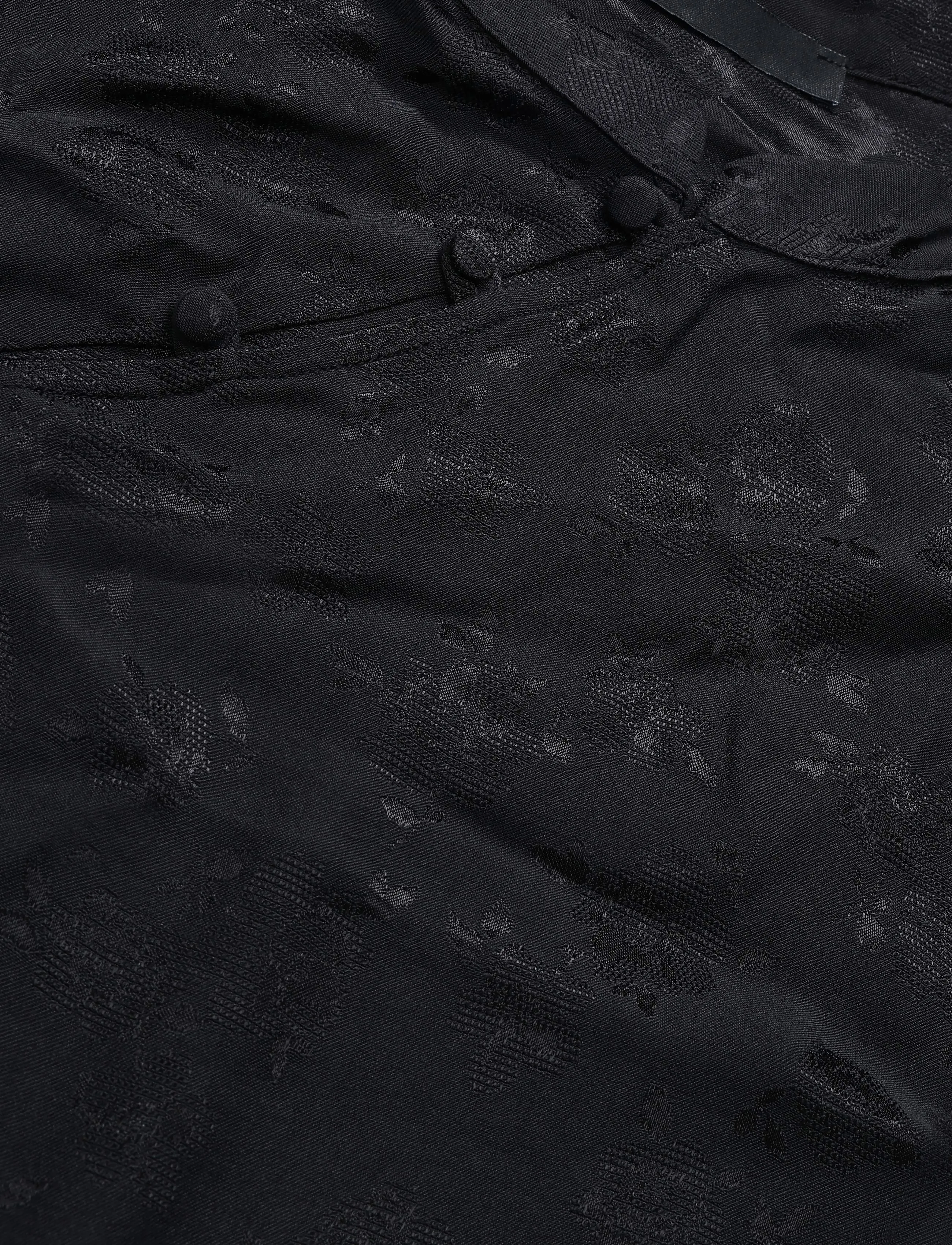 Mango - Jacquard top with strap neck - kortærmede bluser - charcoal - 2