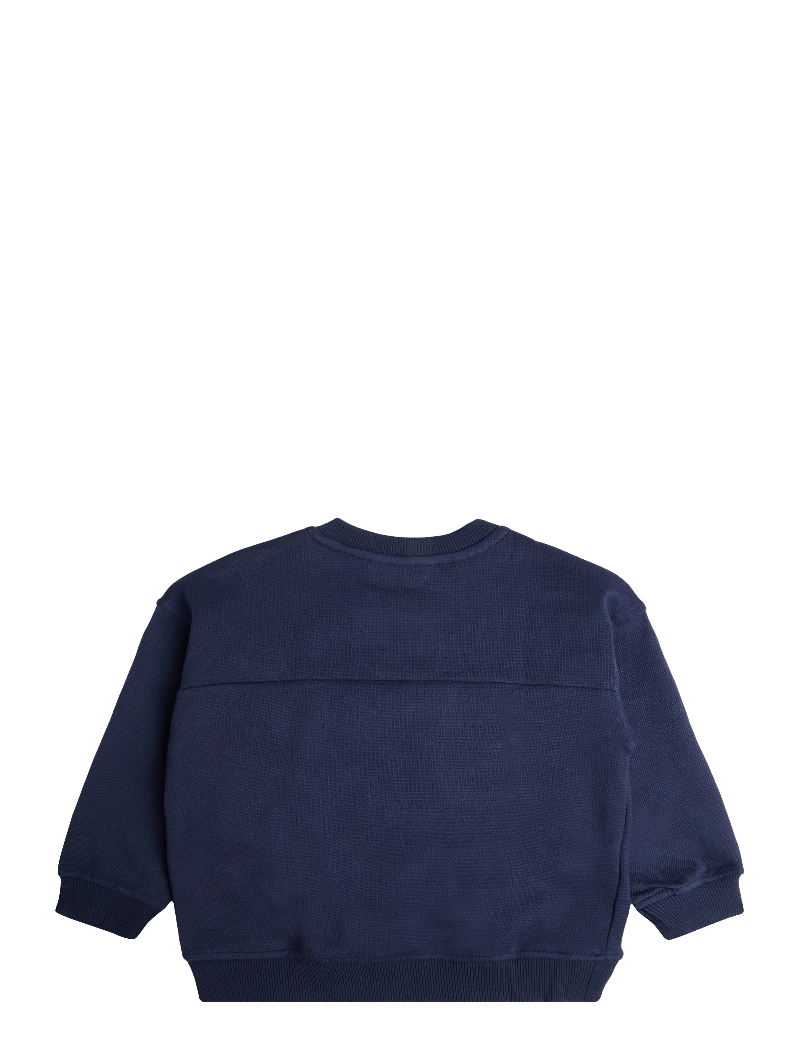 Mango - Oversized sweatshirt with pocket - sweatshirts - navy - 1