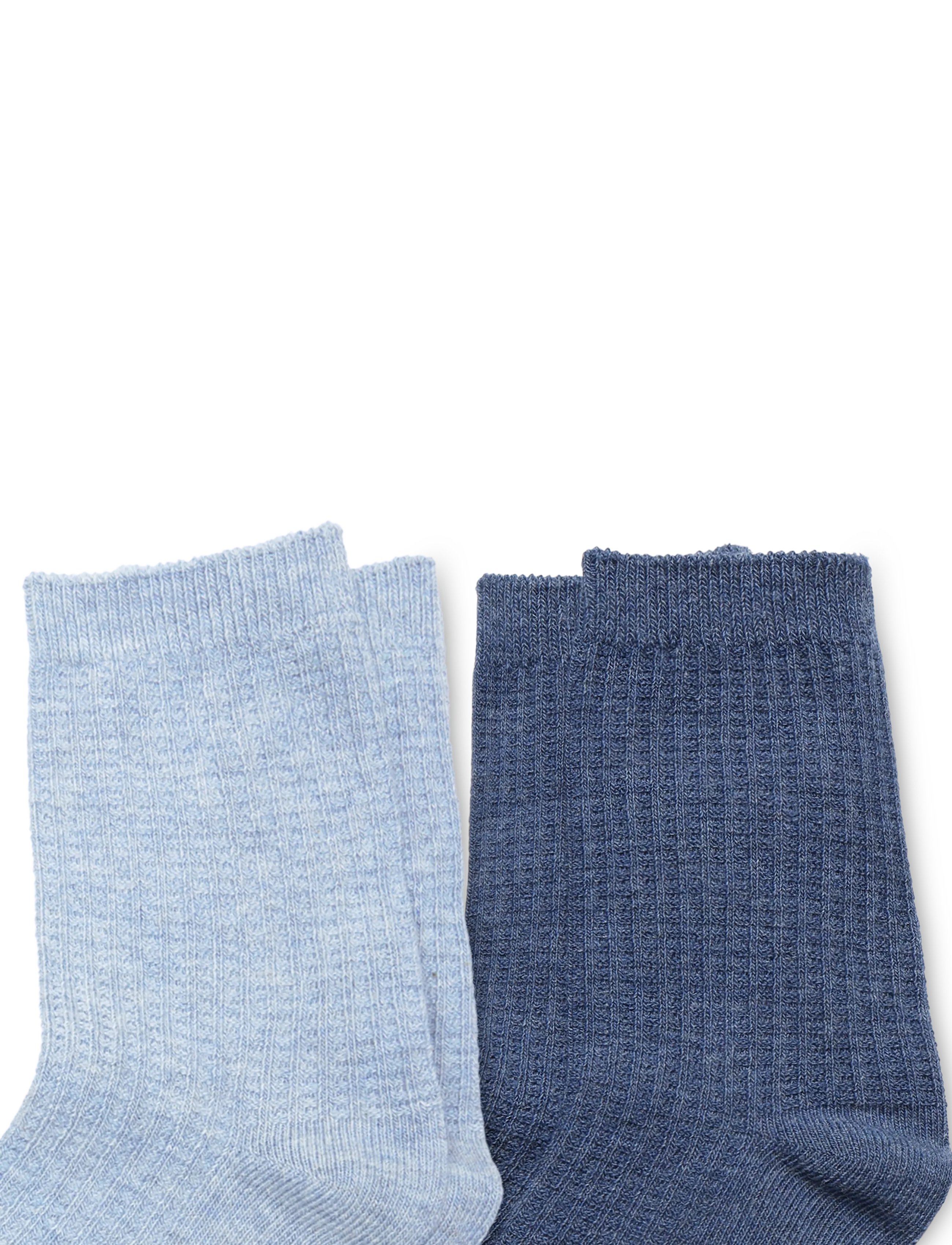 Mango - Pack of 2 cable-knit socks - bebisstrumpor - medium blue - 2