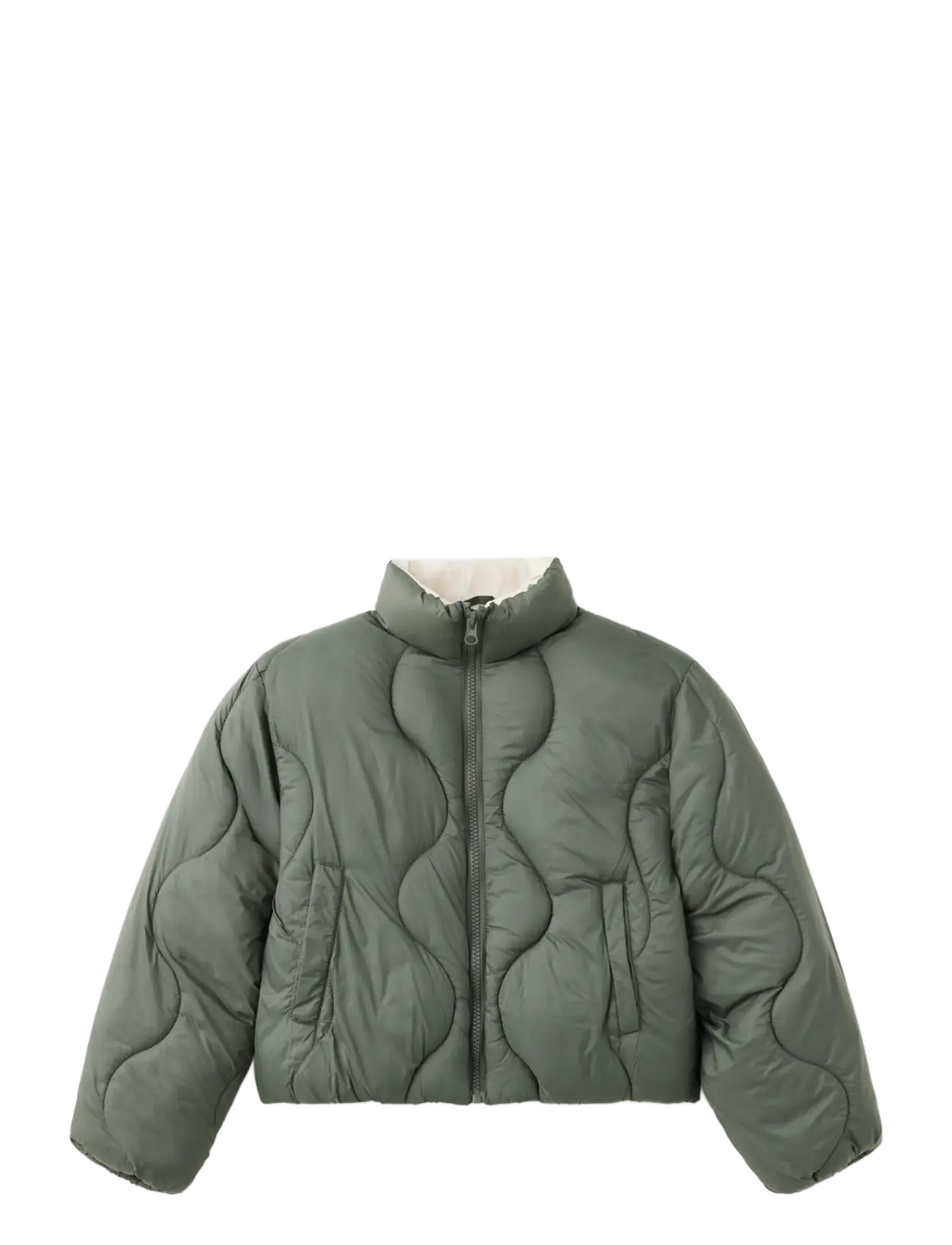 Mango Quilted jacket - Vinterjakker - BEIGE - KHAKI / khaki/green
