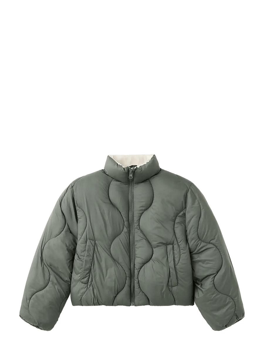 Mango - Quilted jacket - quiltede jakker - beige - khaki - 0
