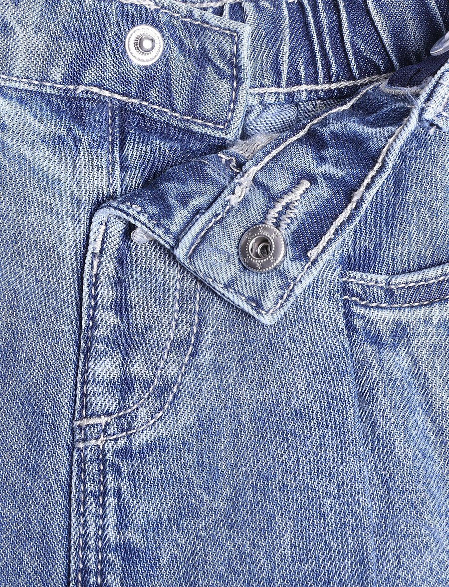 Mango - Pleated denim skirt - korte nederdele - open blue - 2