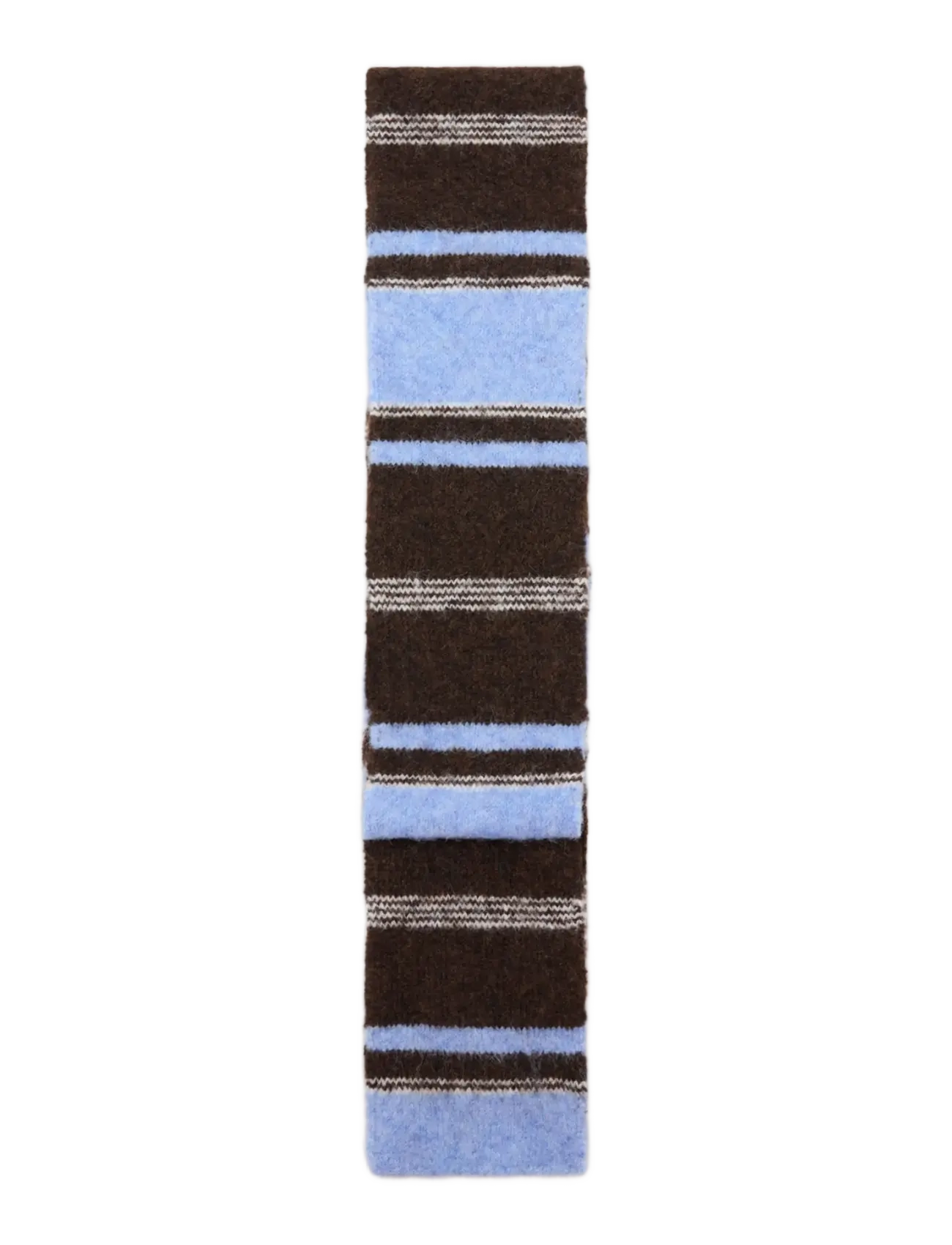 Mango Striped scarf - Vintersport - LT-PASTEL BLUE / blue